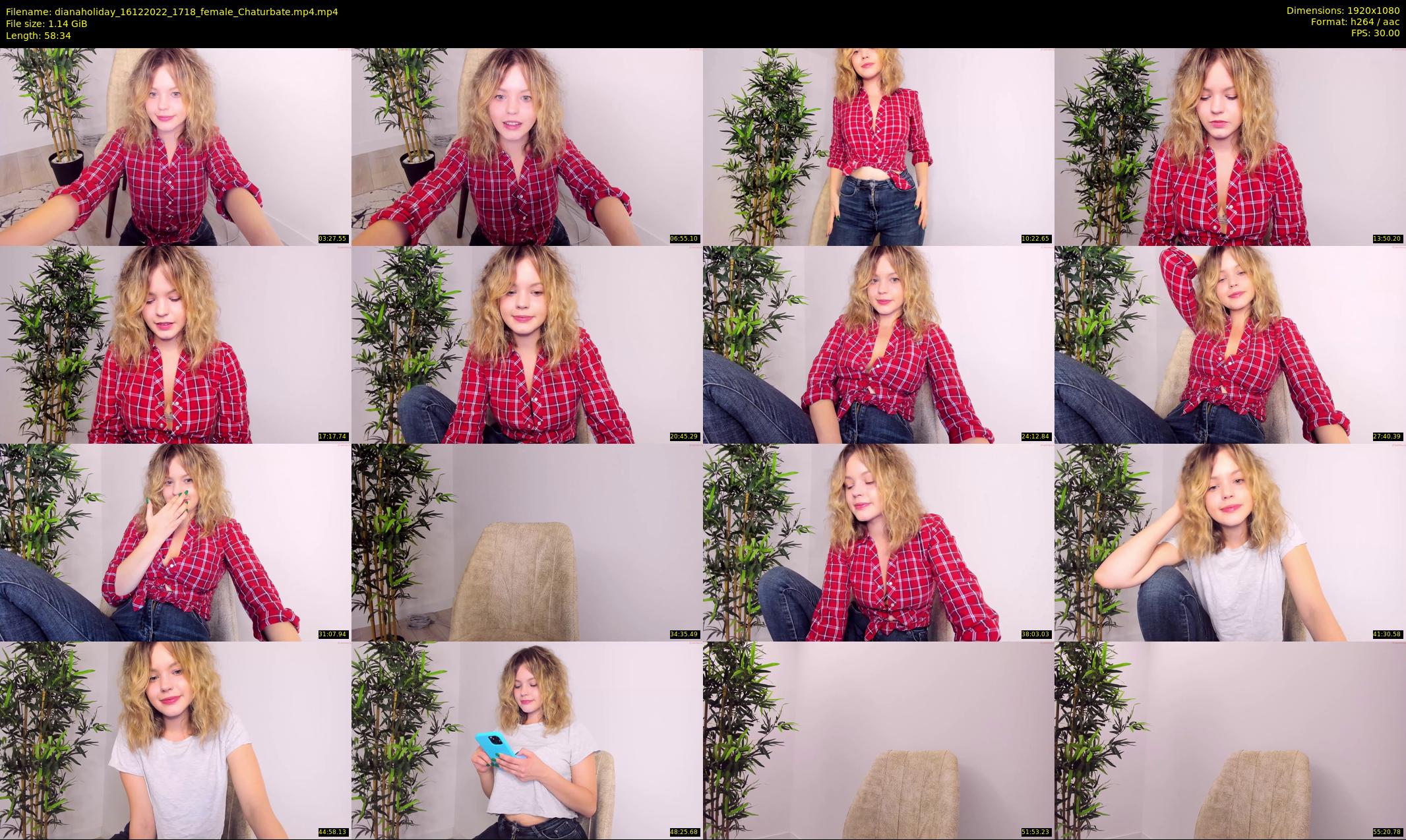 dianaholiday — 59 minute Chaturbate female cam show recording, 1080p, Dec 16, 2022