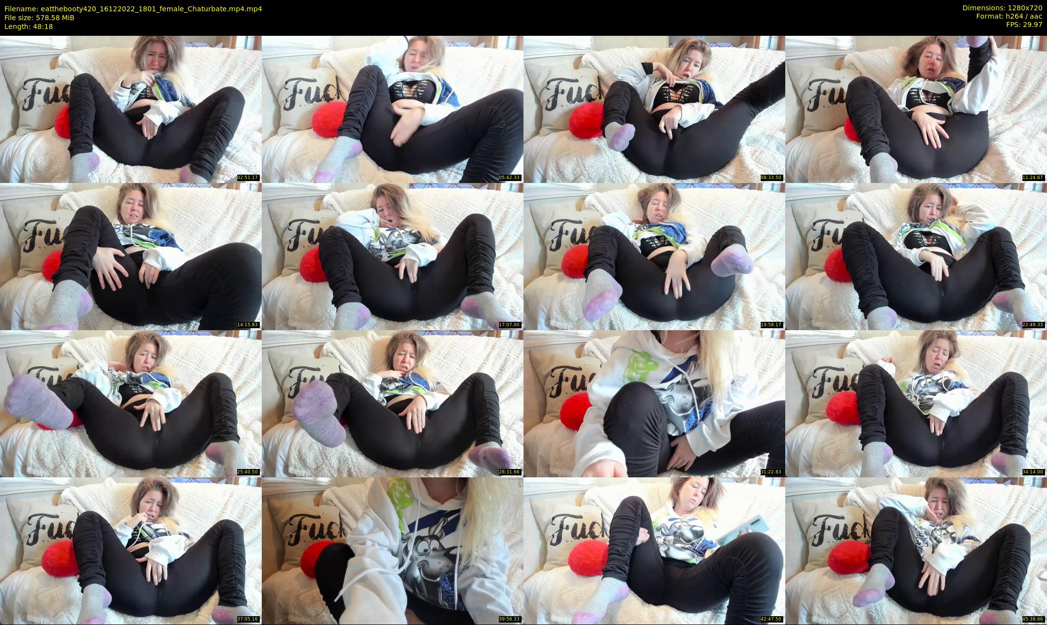 eatthebooty420 — 49 minute Chaturbate female cam show recording, 720p, Dec 16, 2022
