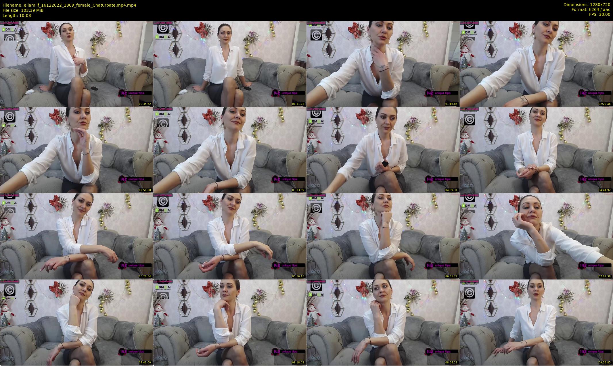 ellamilf — 11 minute Chaturbate female cam show recording, 720p, Dec 16, 2022