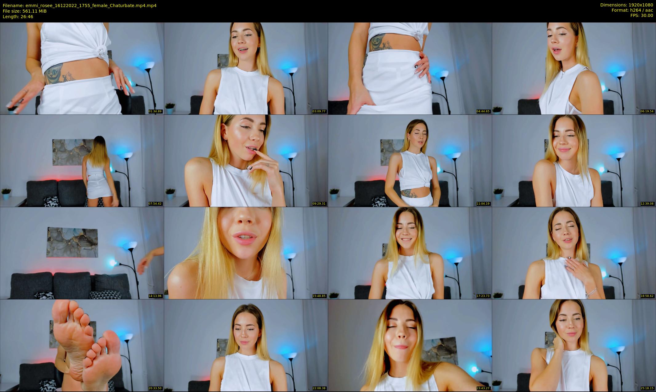 emmi_rosee — 27 minute Chaturbate female cam show recording, 1080p, Dec 16, 2022