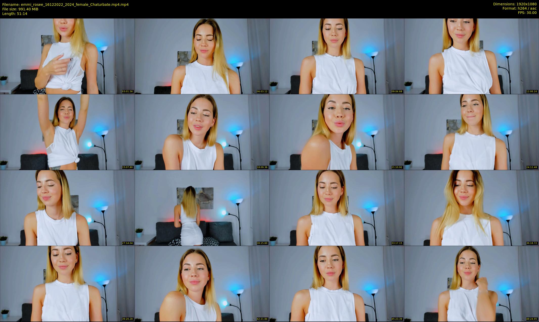 emmi_rosee — 52 minute Chaturbate female cam show recording, 1080p, Dec 16, 2022