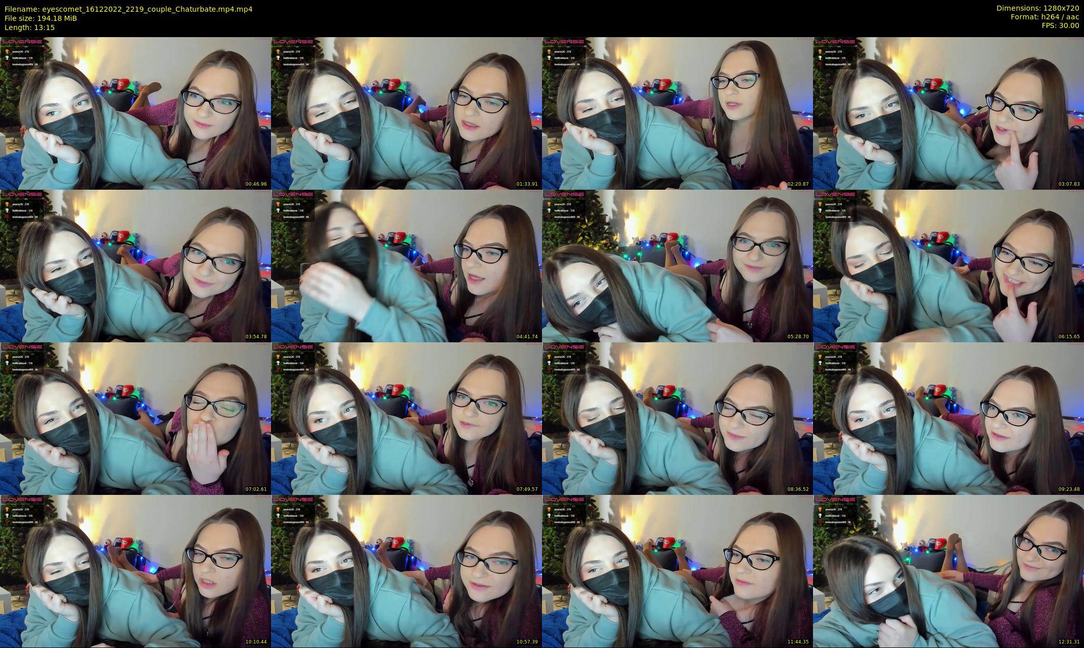 eyescomet — 14 minute Chaturbate female cam show recording, 720p, Dec 16, 2022
