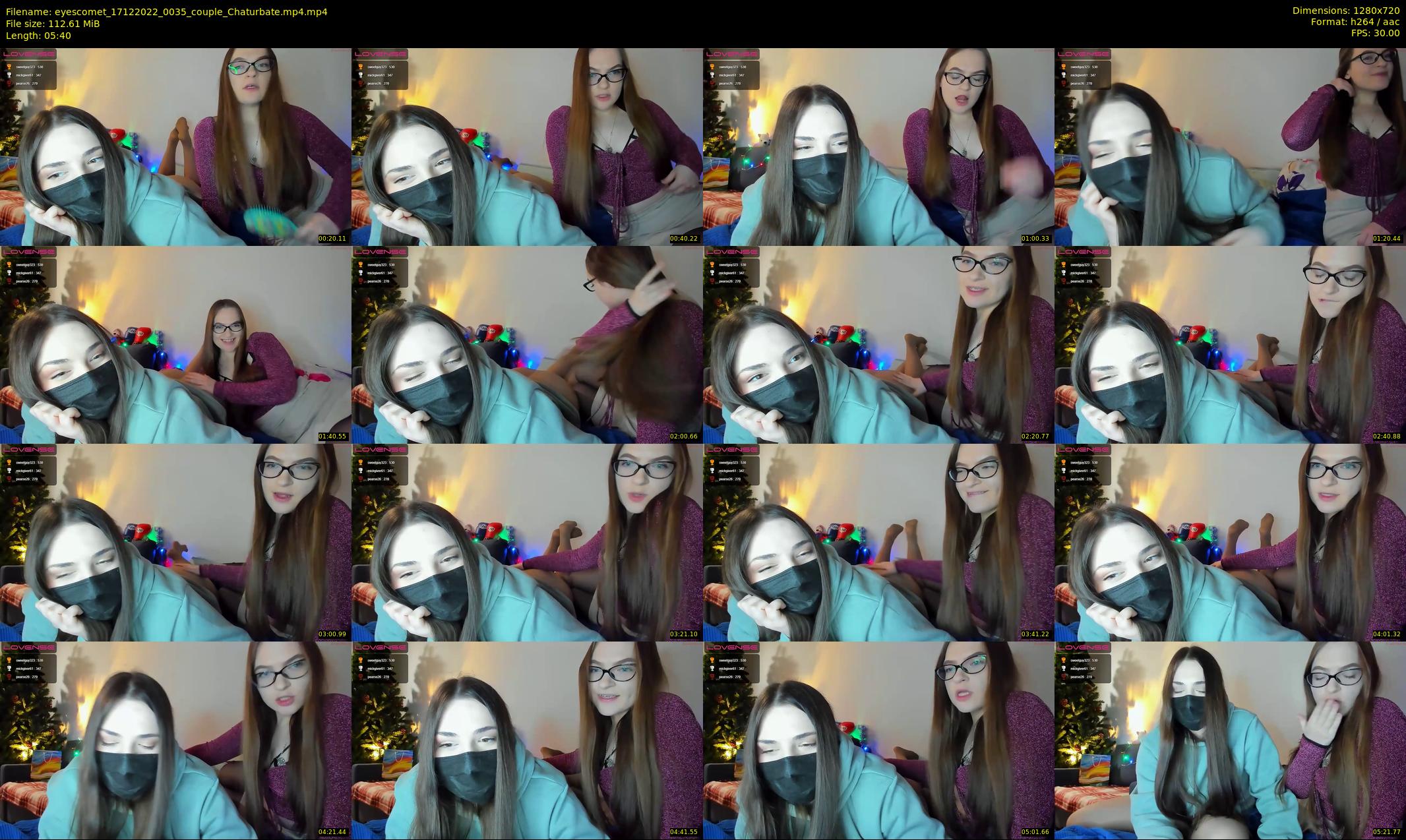 eyescomet — 6 minute Chaturbate female cam show recording, 720p, Dec 17, 2022