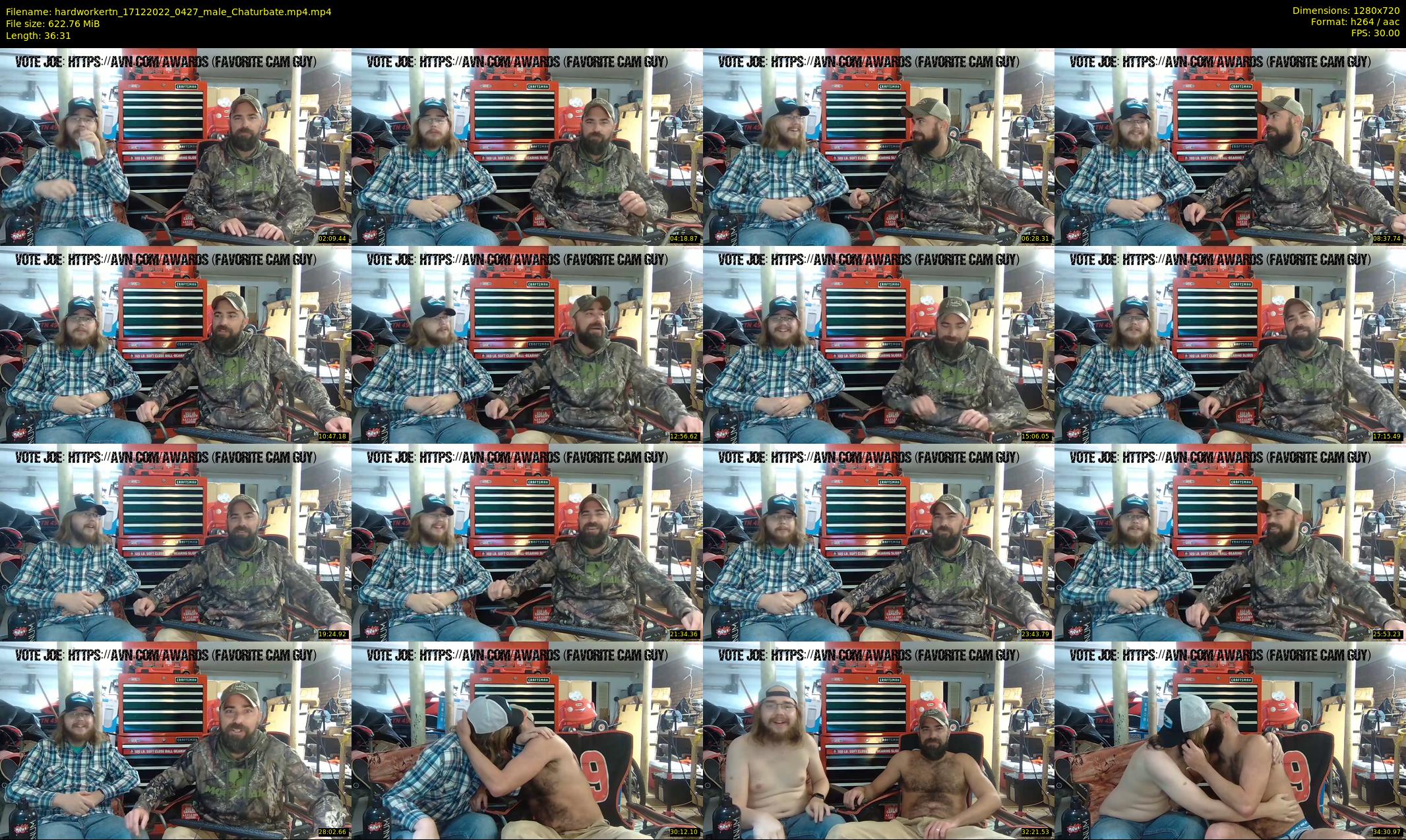 hardworkertn — 37 minute Chaturbate male cam show recording, 720p, Dec 17, 2022