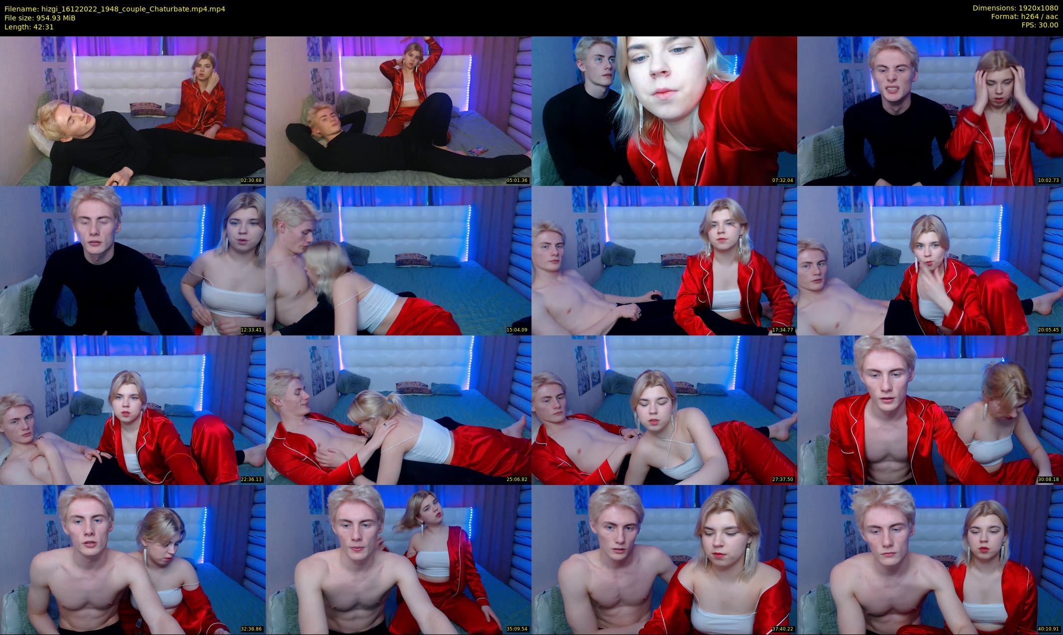 hizgi — 43 minute Chaturbate couple cam show recording, 1080p, Dec 16, 2022