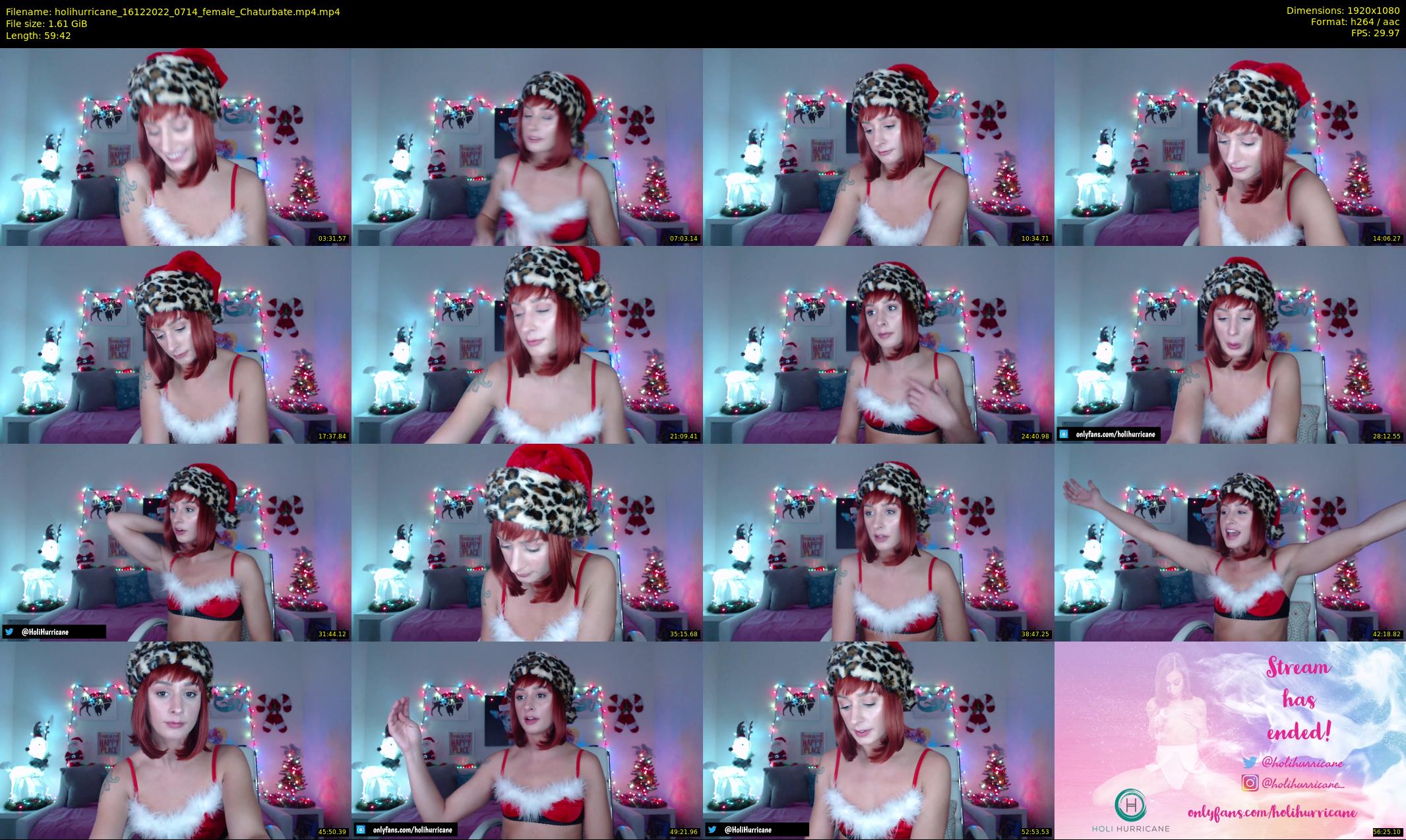 holihurricane — 60 minute Chaturbate female cam show recording, 1080p, Dec 16, 2022