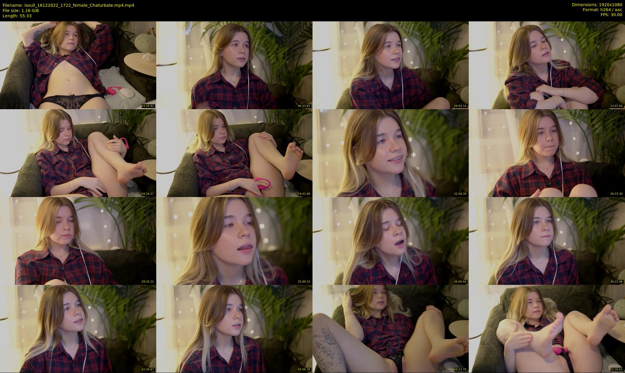 isoull — 56 minute Chaturbate female cam show recording, 1080p, Dec 16, 2022