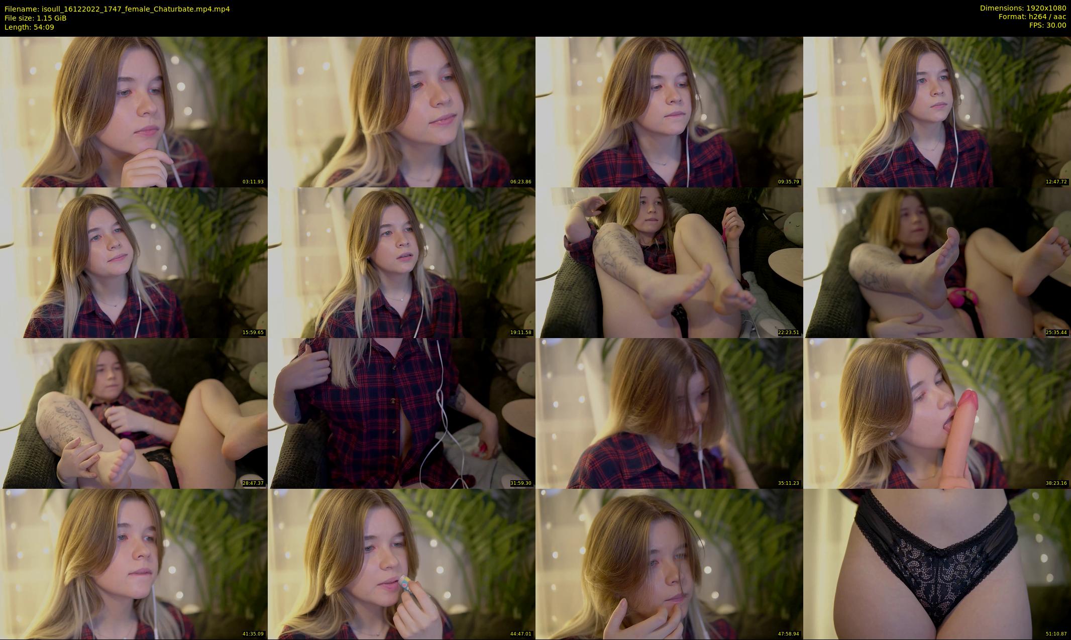 isoull — 55 minute Chaturbate female cam show recording, 1080p, Dec 16, 2022