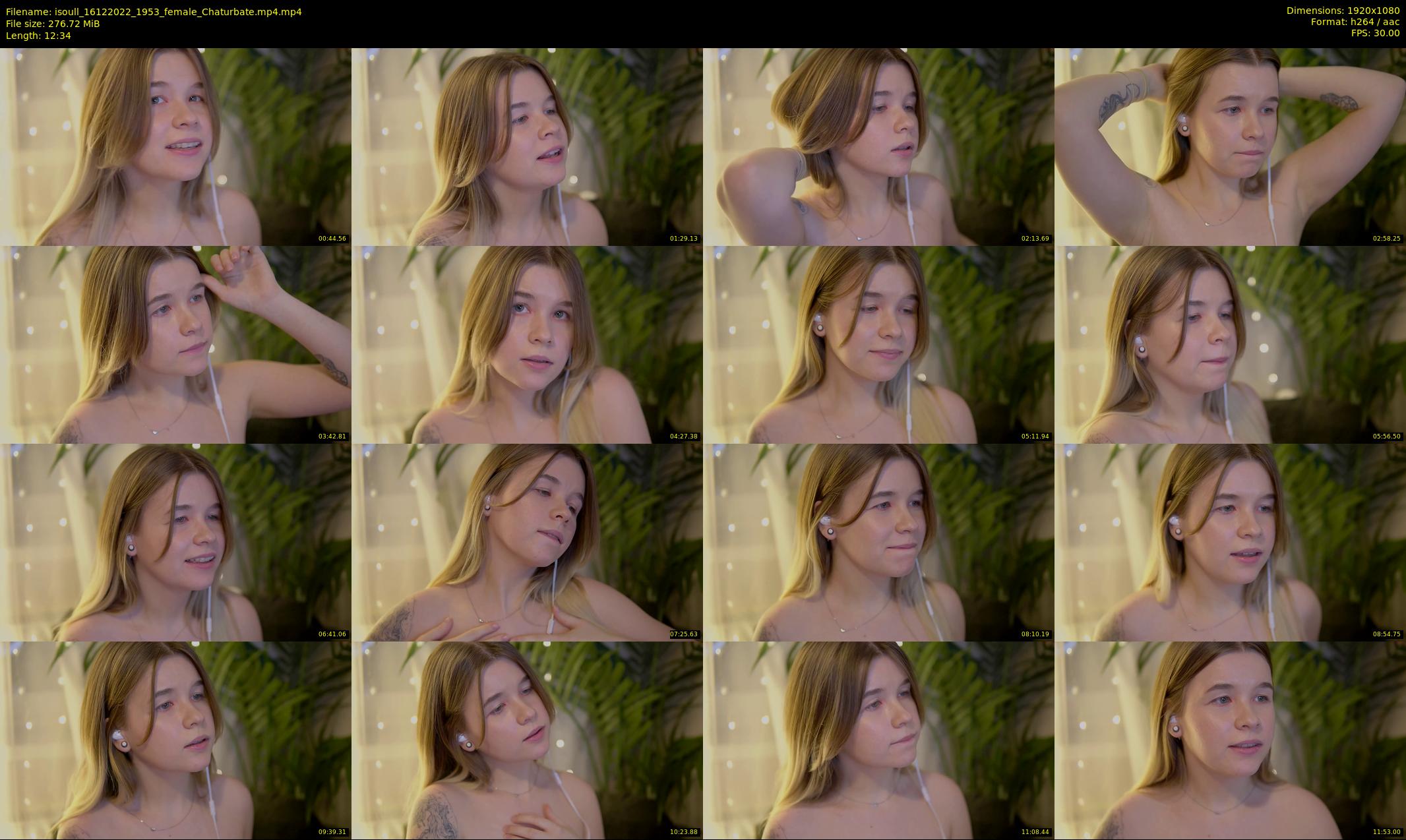 isoull — 13 minute Chaturbate female cam show recording, 1080p, Dec 16, 2022
