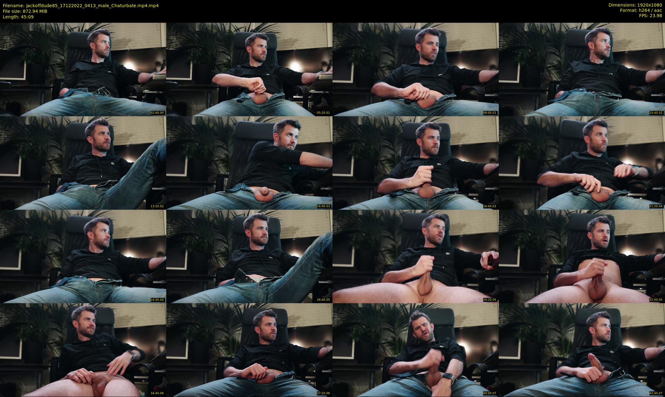 jackoffdude85 — 46 minute Chaturbate male cam show recording, 1080p, Dec 17, 2022