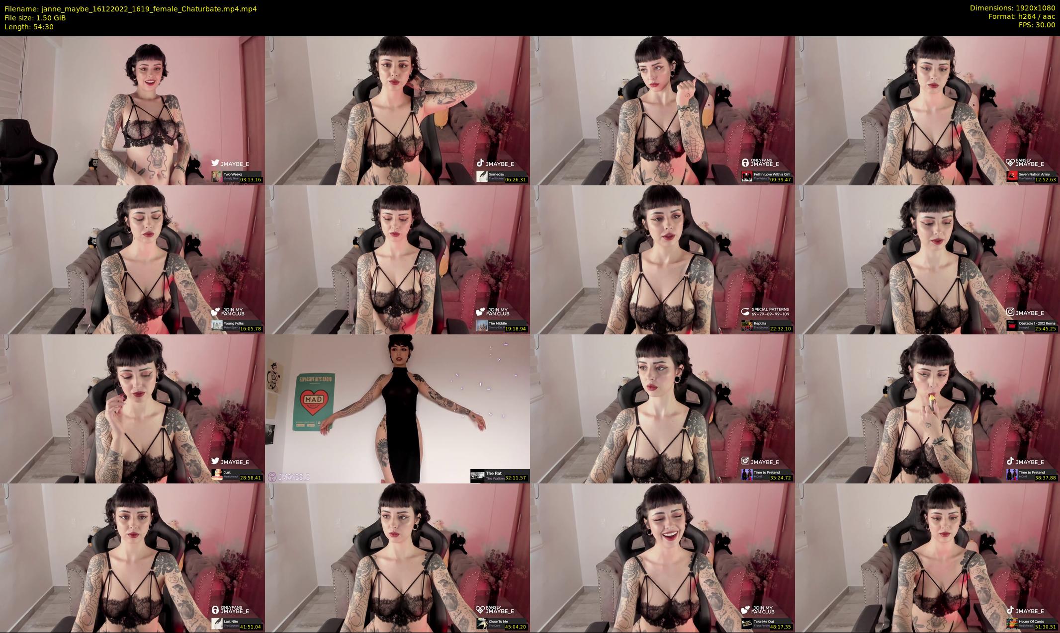 janne_maybe — 55 minute Chaturbate female cam show recording, 1080p, Dec 16, 2022