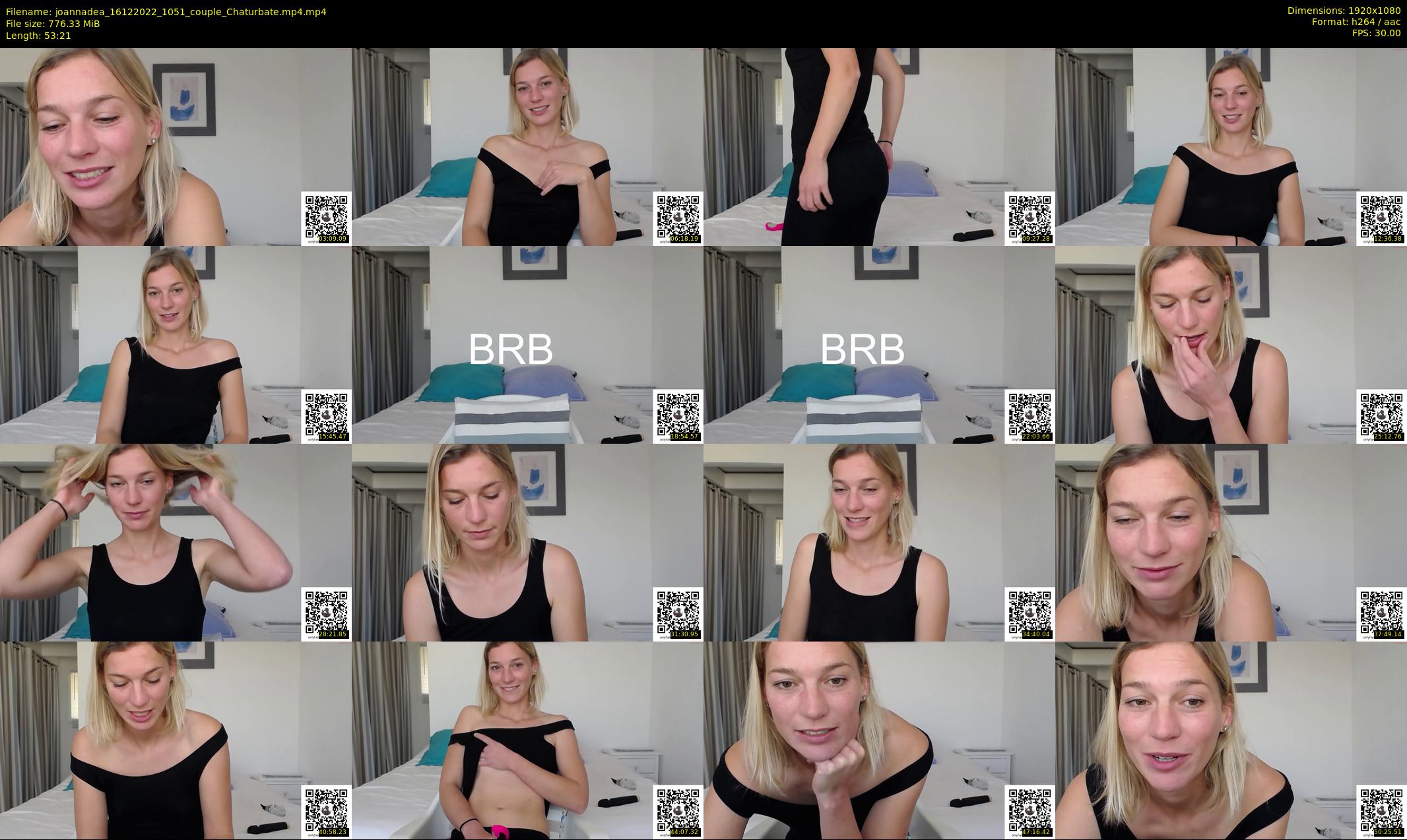 joannadea — 54 minute Chaturbate female cam show recording, 1080p, Dec 16, 2022