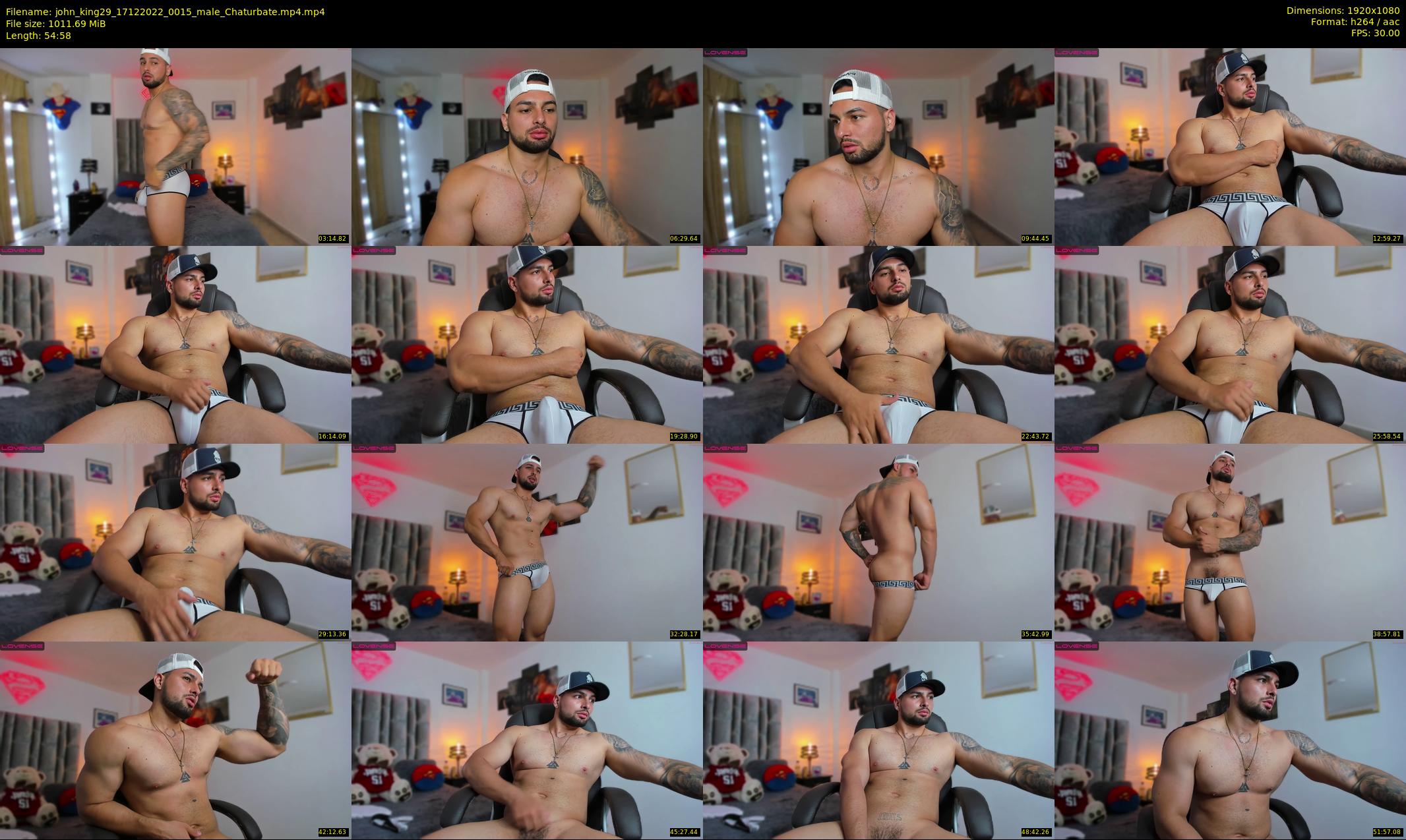 john_king29 — 55 minute Chaturbate male cam show recording, 1080p, Dec 17, 2022
