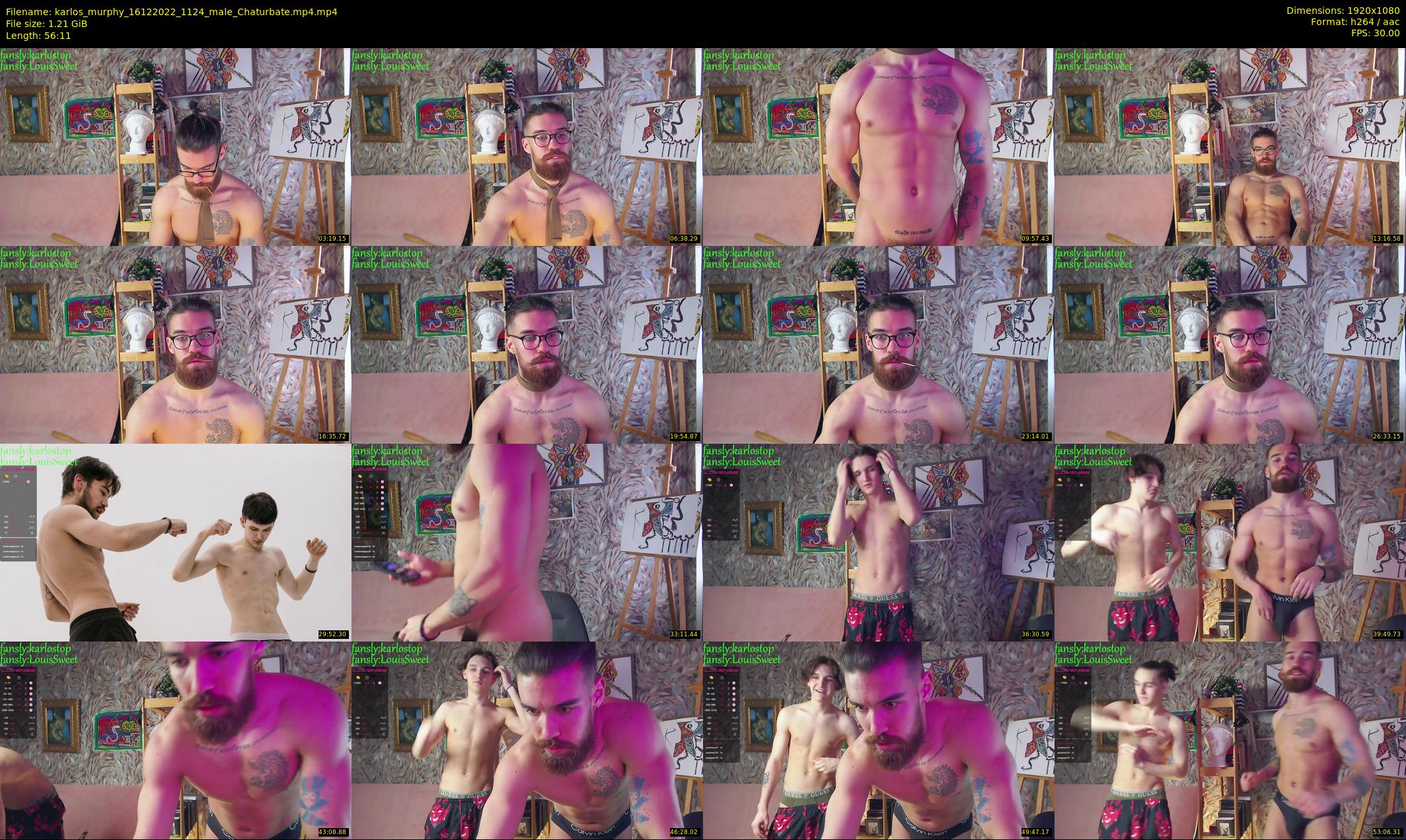 karlos_murphy — 57 minute Chaturbate male cam show recording, 1080p, Dec 16, 2022