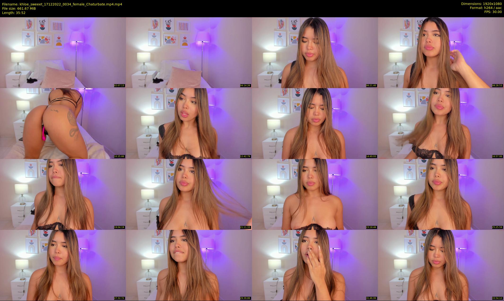 khloe_sweeet — 36 minute Chaturbate female cam show recording, 1080p, Dec 17, 2022