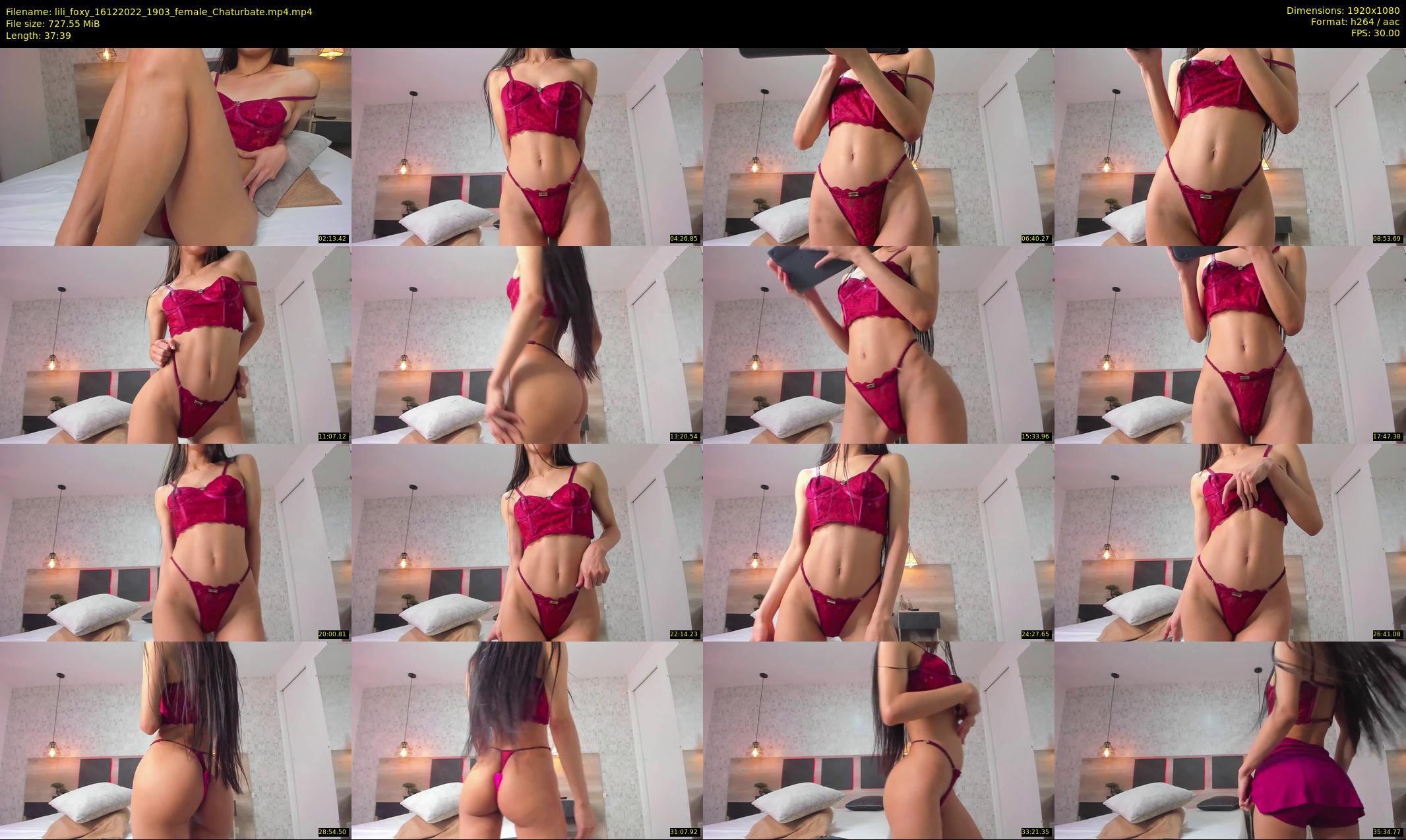 lili_foxy — 38 minute Chaturbate female cam show recording, 1080p, Dec 16, 2022