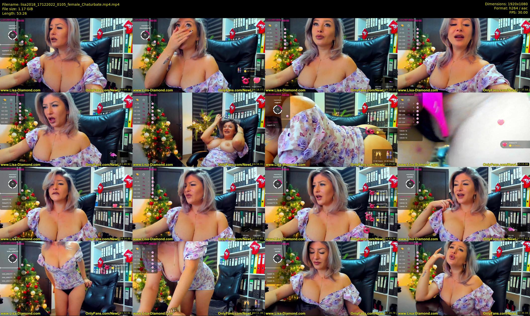 lisa2018 — 54 minute Chaturbate female cam show recording, 1080p, Dec 17, 2022