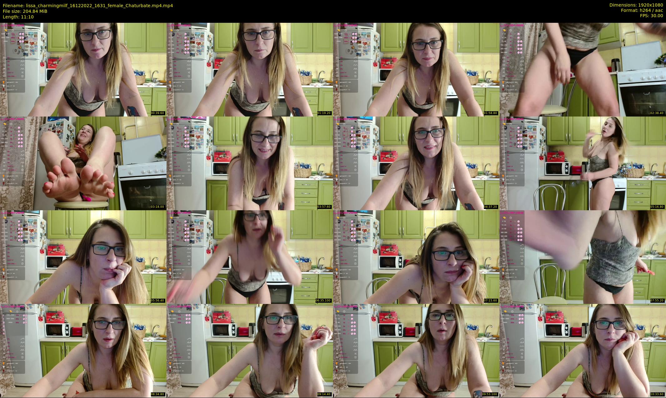 lissa_charmingmilf — 12 minute Chaturbate female cam show recording, 1080p, Dec 16, 2022