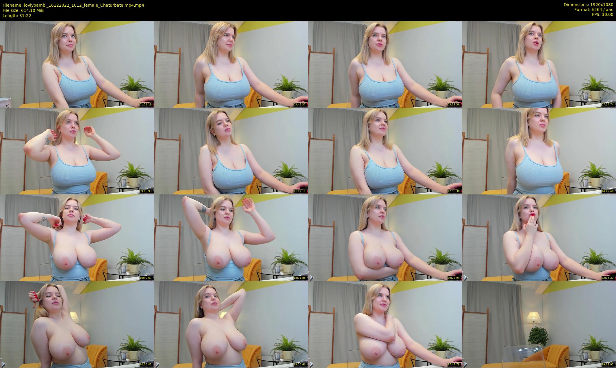 lovlybambi — 32 minute Chaturbate female cam show recording, 1080p, Dec 16, 2022