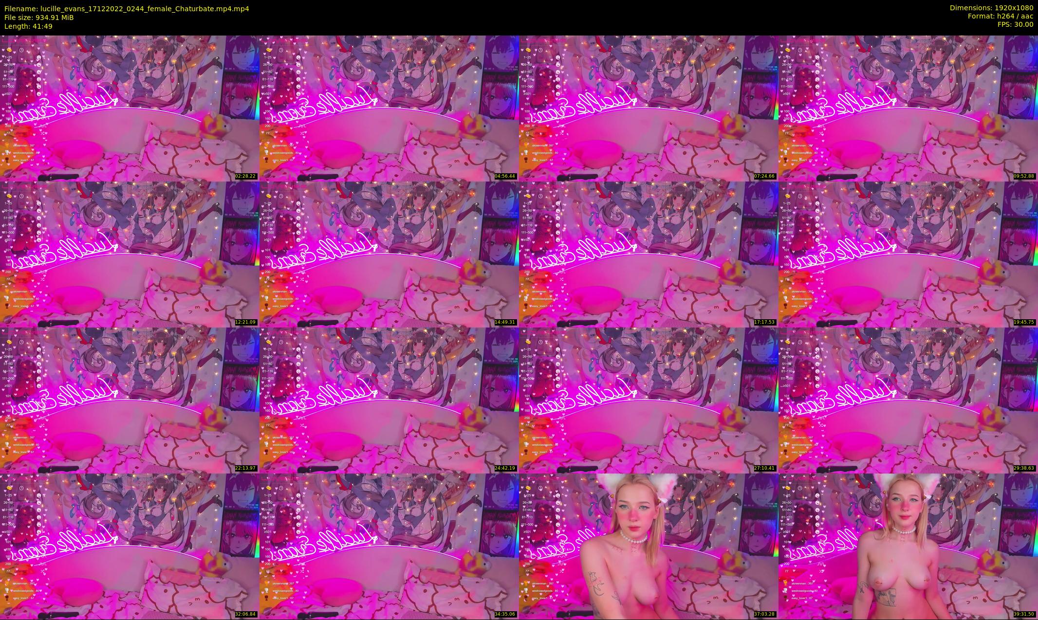 lucille_evans — 42 minute Chaturbate female cam show recording, 1080p, Dec 17, 2022