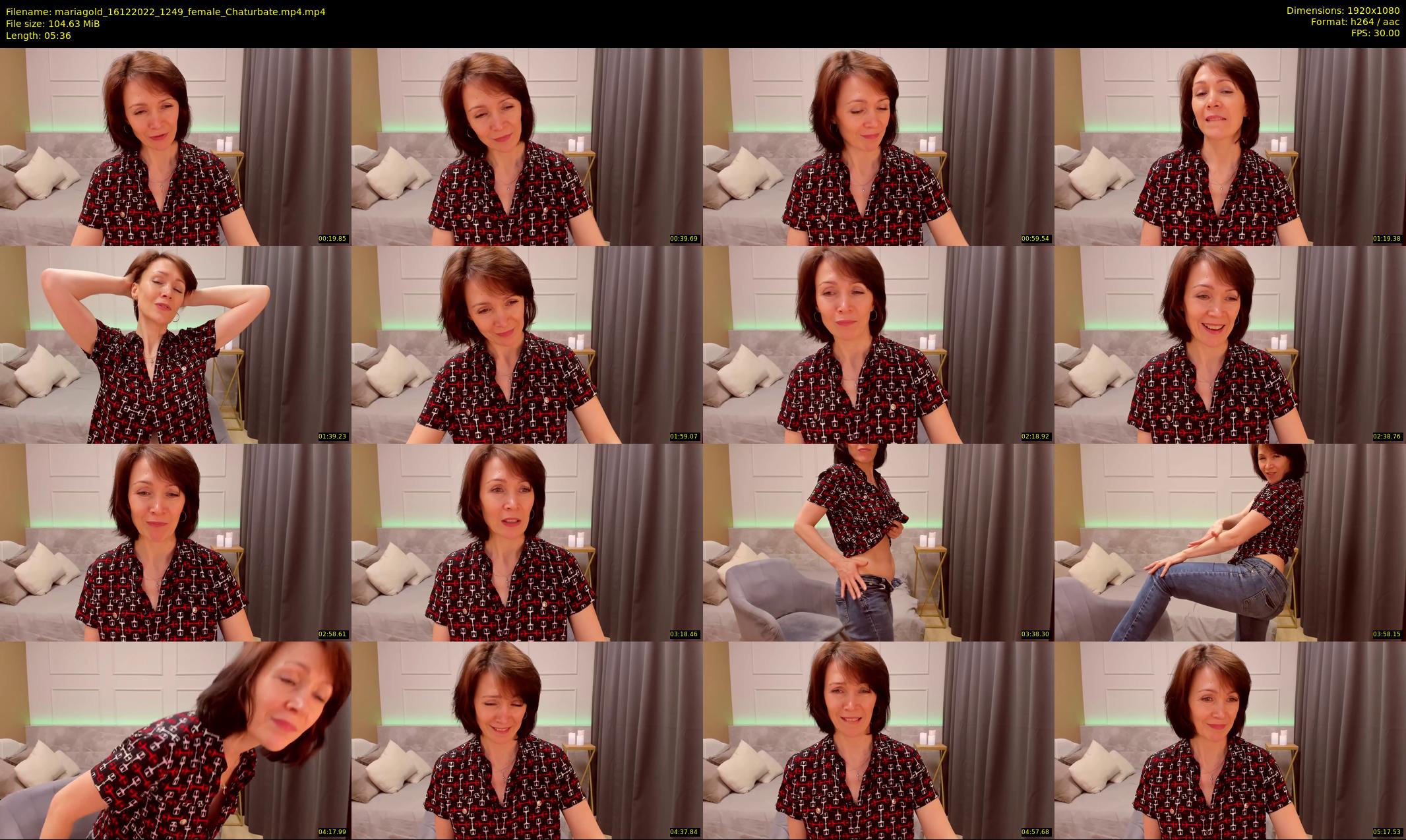 mariagold — 6 minute Chaturbate female cam show recording, 1080p, Dec 16, 2022