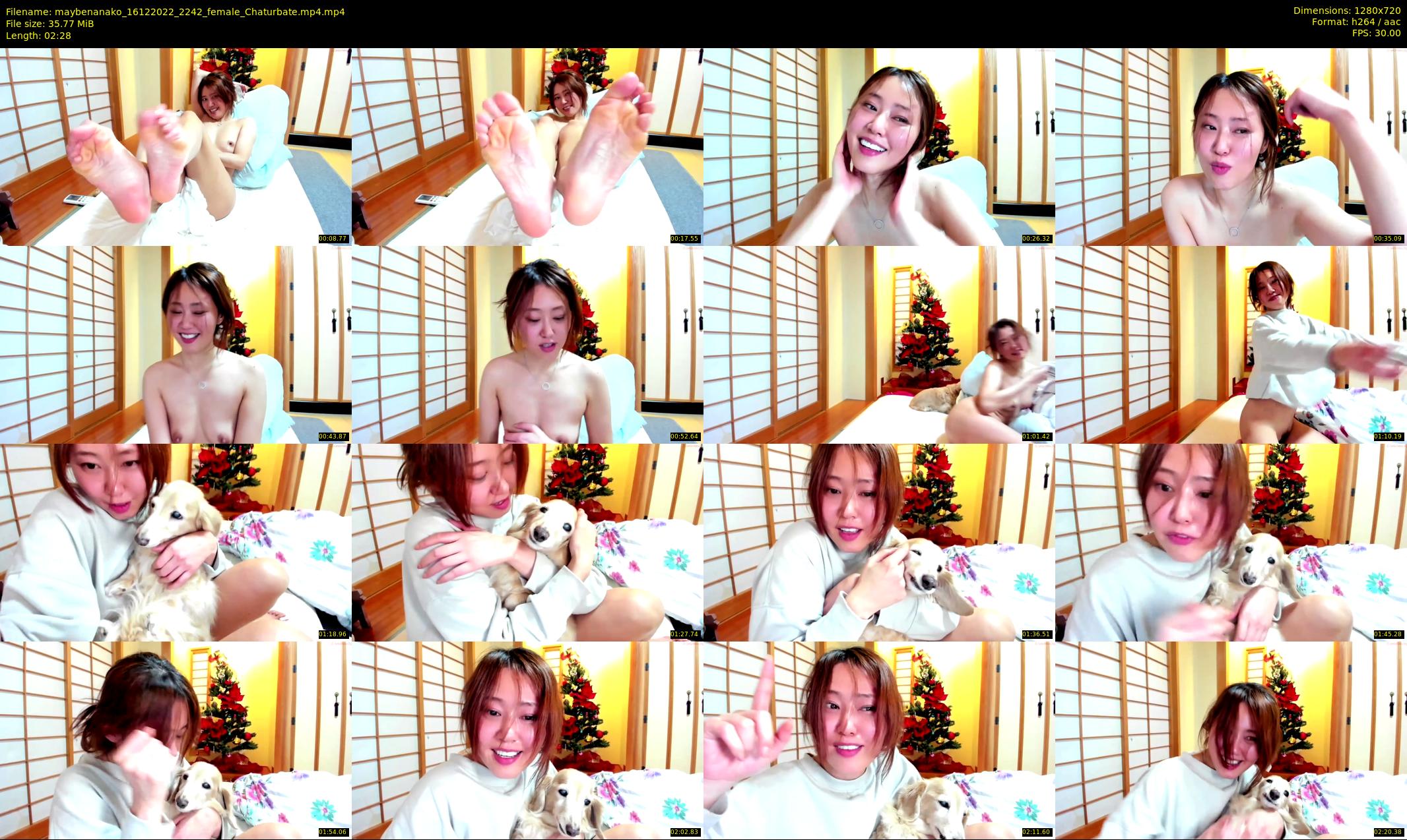 maybenanako — 3 minute Chaturbate female cam show recording, 720p, Dec 16, 2022