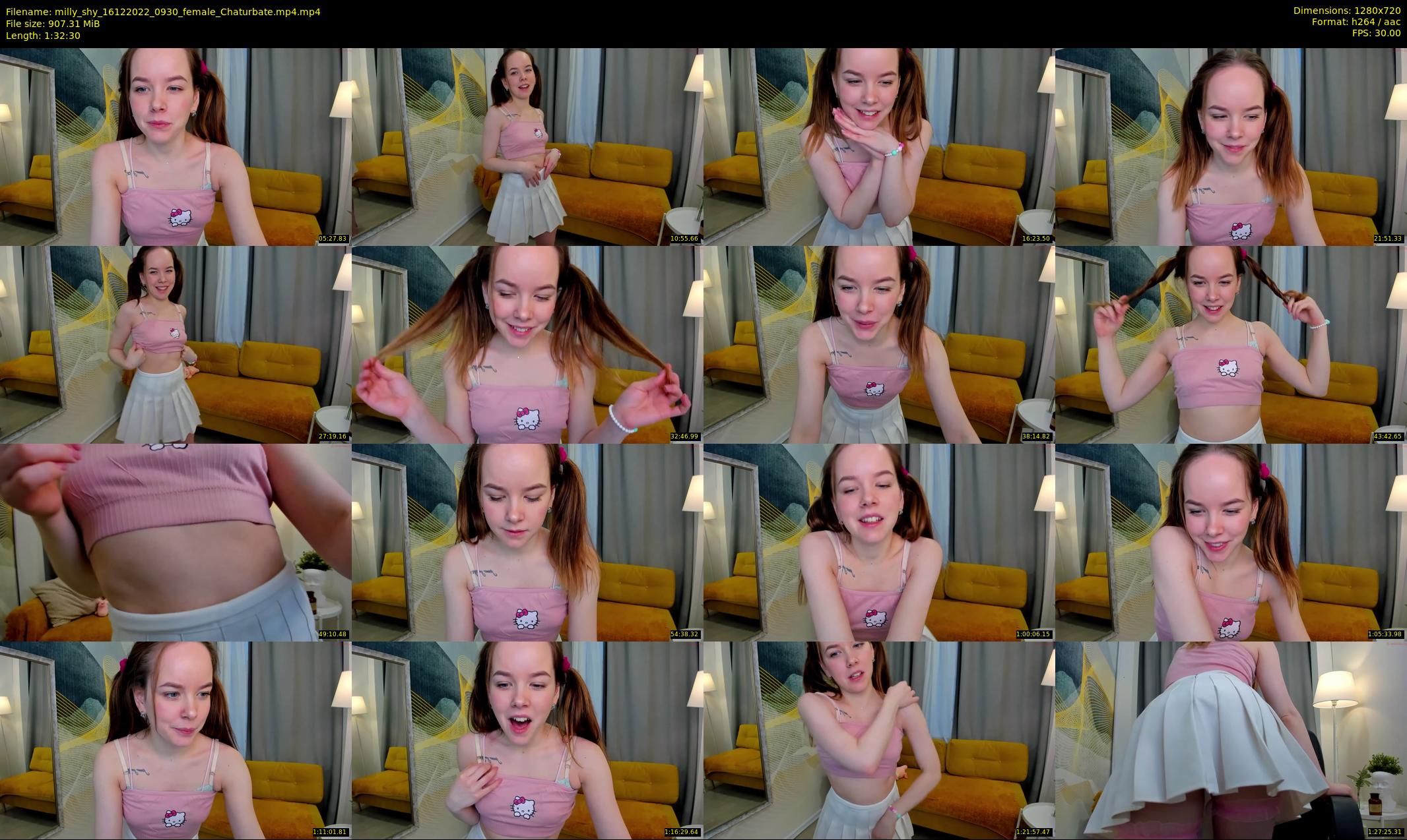milly_shy — 93 minute Chaturbate female cam show recording, 720p, Dec 16, 2022