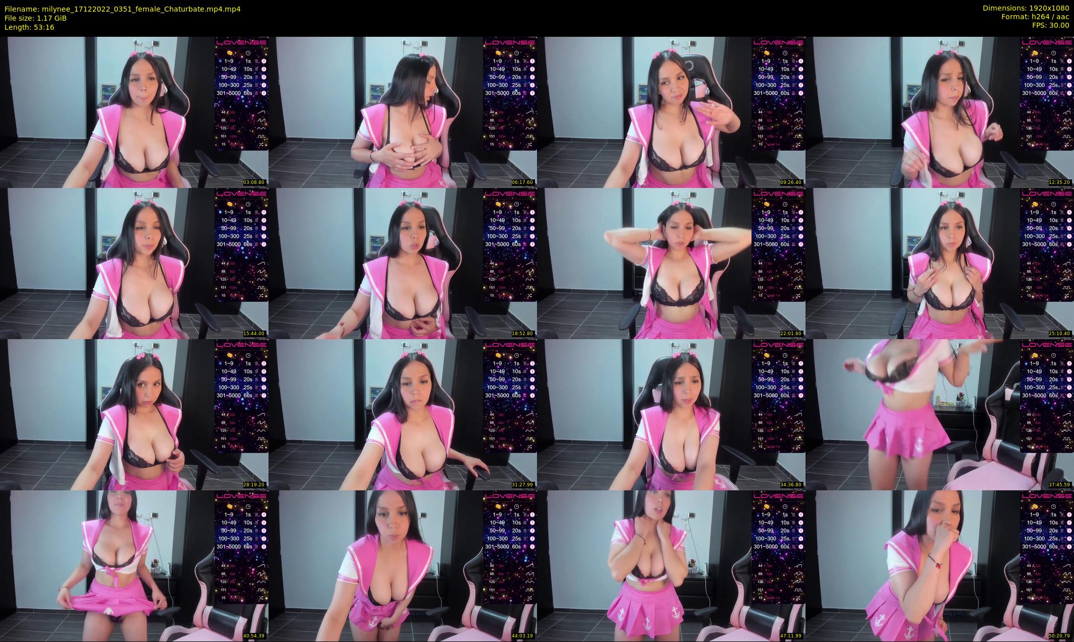 milynee — 54 minute Chaturbate female cam show recording, 1080p, Dec 17, 2022