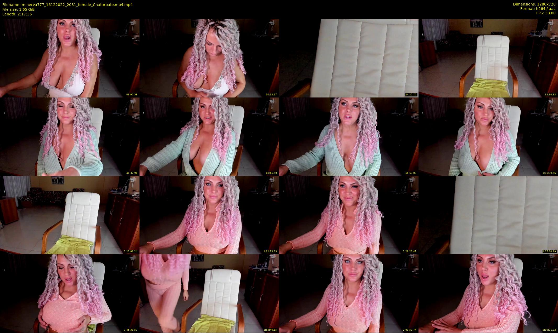 minerva777 — 138 minute Chaturbate female cam show recording, 720p, Dec 16, 2022