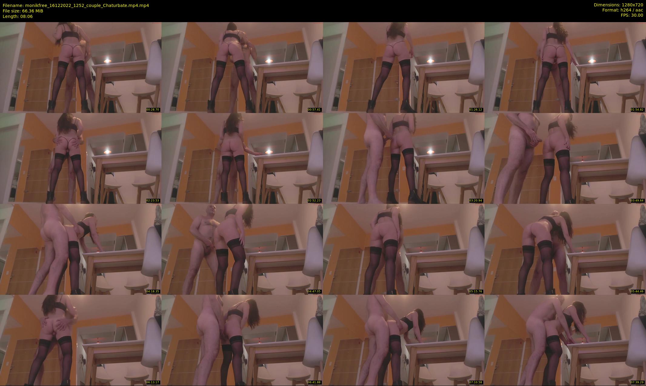monikfree — 9 minute Chaturbate couple cam show recording, 720p, Dec 16, 2022