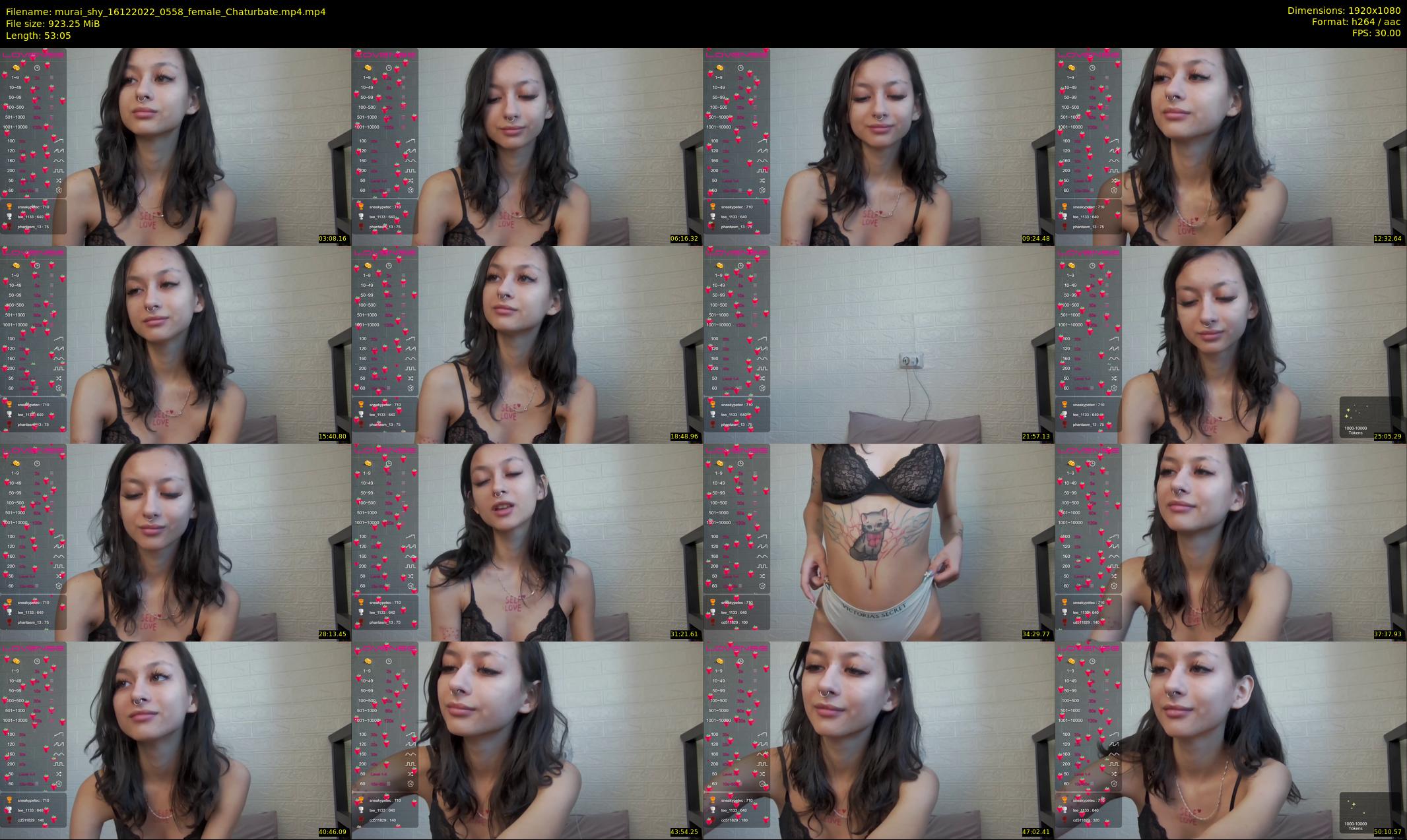 murai_shy — 54 minute Chaturbate female cam show recording, 1080p, Dec 16, 2022