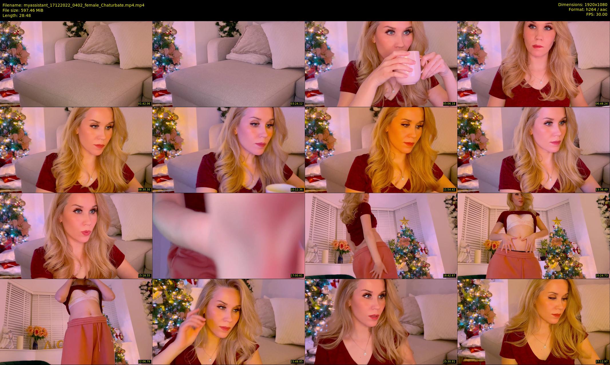myassistant — 29 minute Chaturbate female cam show recording, 1080p, Dec 17, 2022