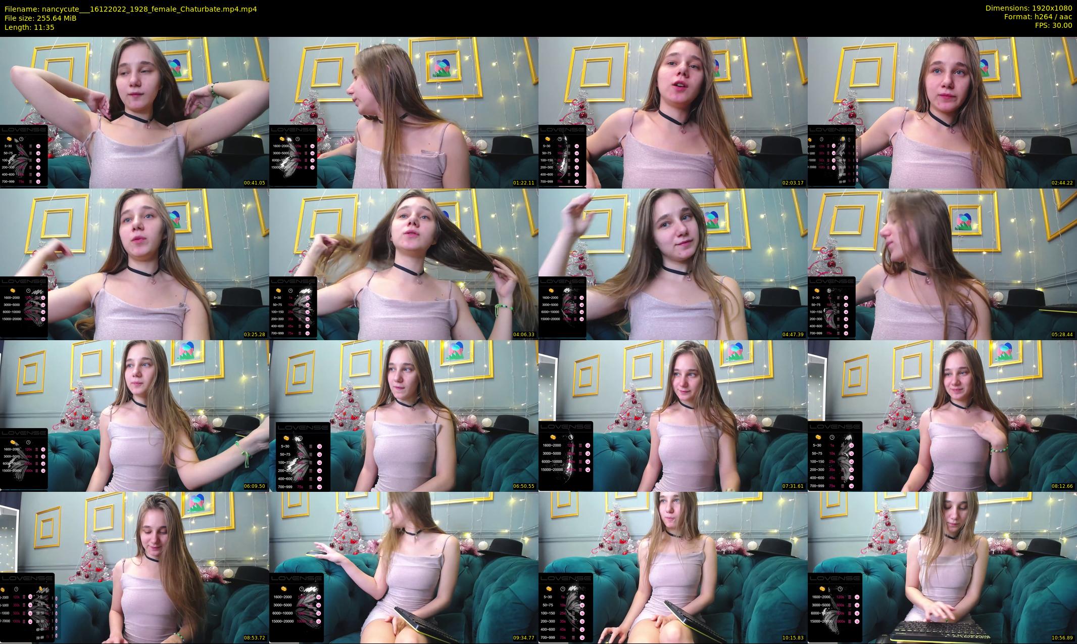 nancycute__ — 12 minute Chaturbate female cam show recording, 1080p, Dec 16, 2022