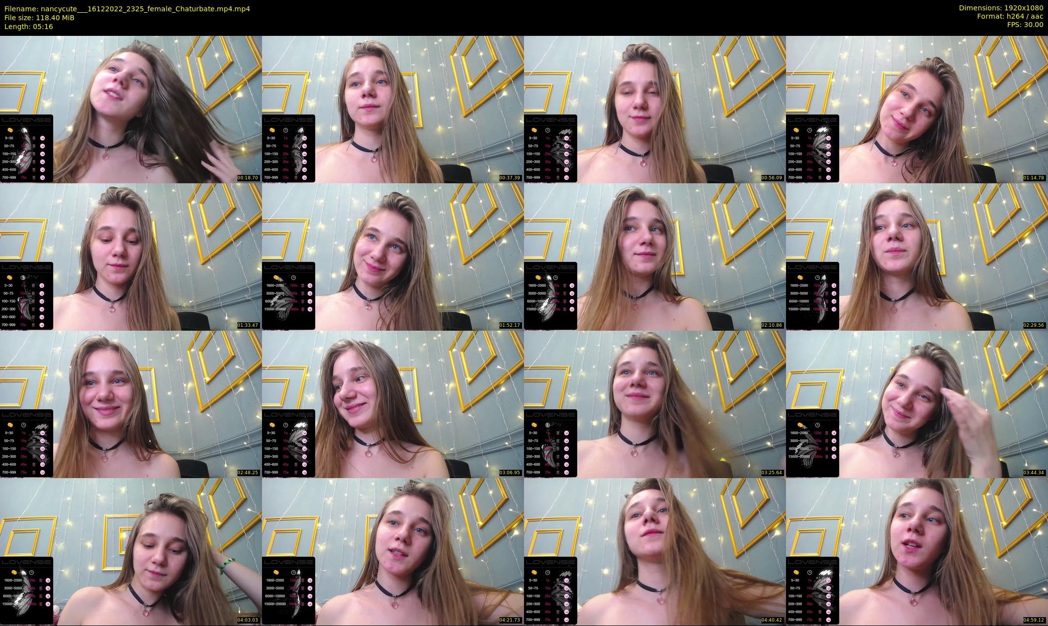nancycute__ — 6 minute Chaturbate female cam show recording, 1080p, Dec 16, 2022
