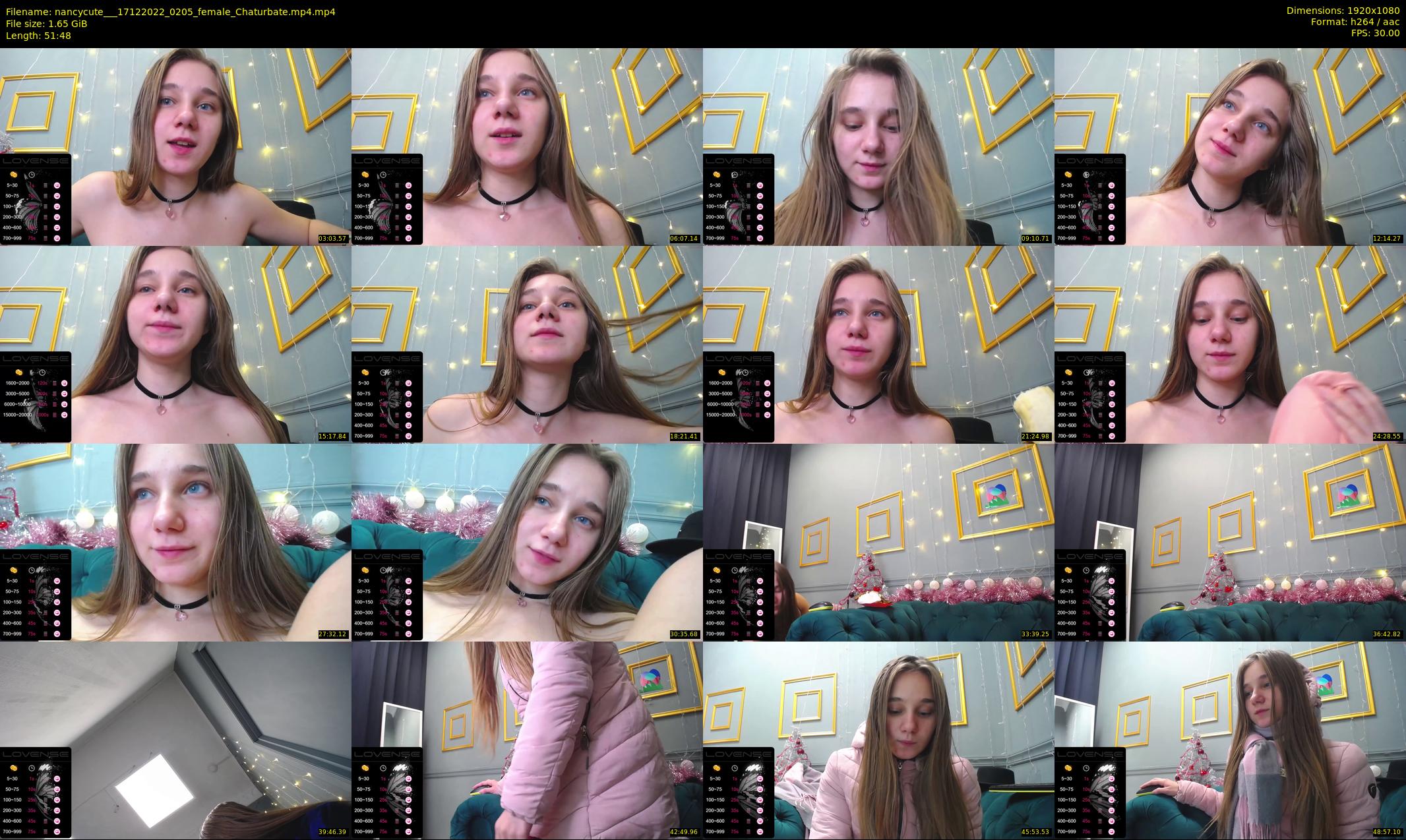 nancycute__ — 52 minute Chaturbate female cam show recording, 1080p, Dec 17, 2022