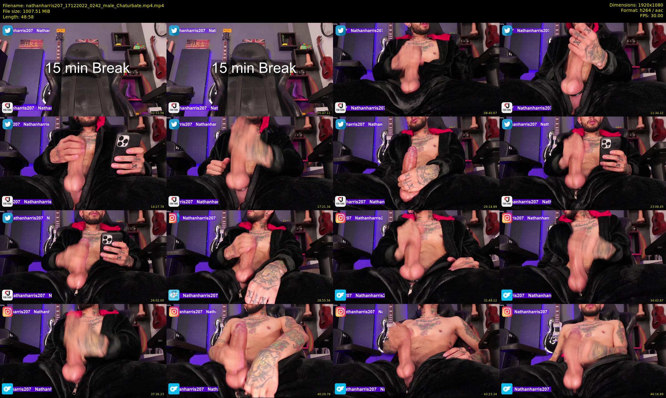 nathanharris207 — 49 minute Chaturbate male cam show recording, 1080p, Dec 17, 2022