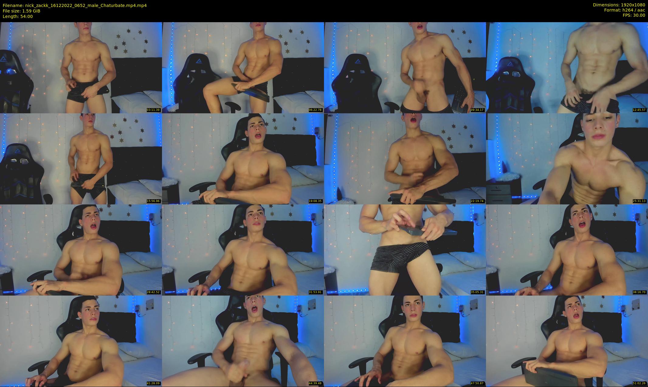 nick_zackk — 54 minute Chaturbate male cam show recording, 1080p, Dec 16, 2022