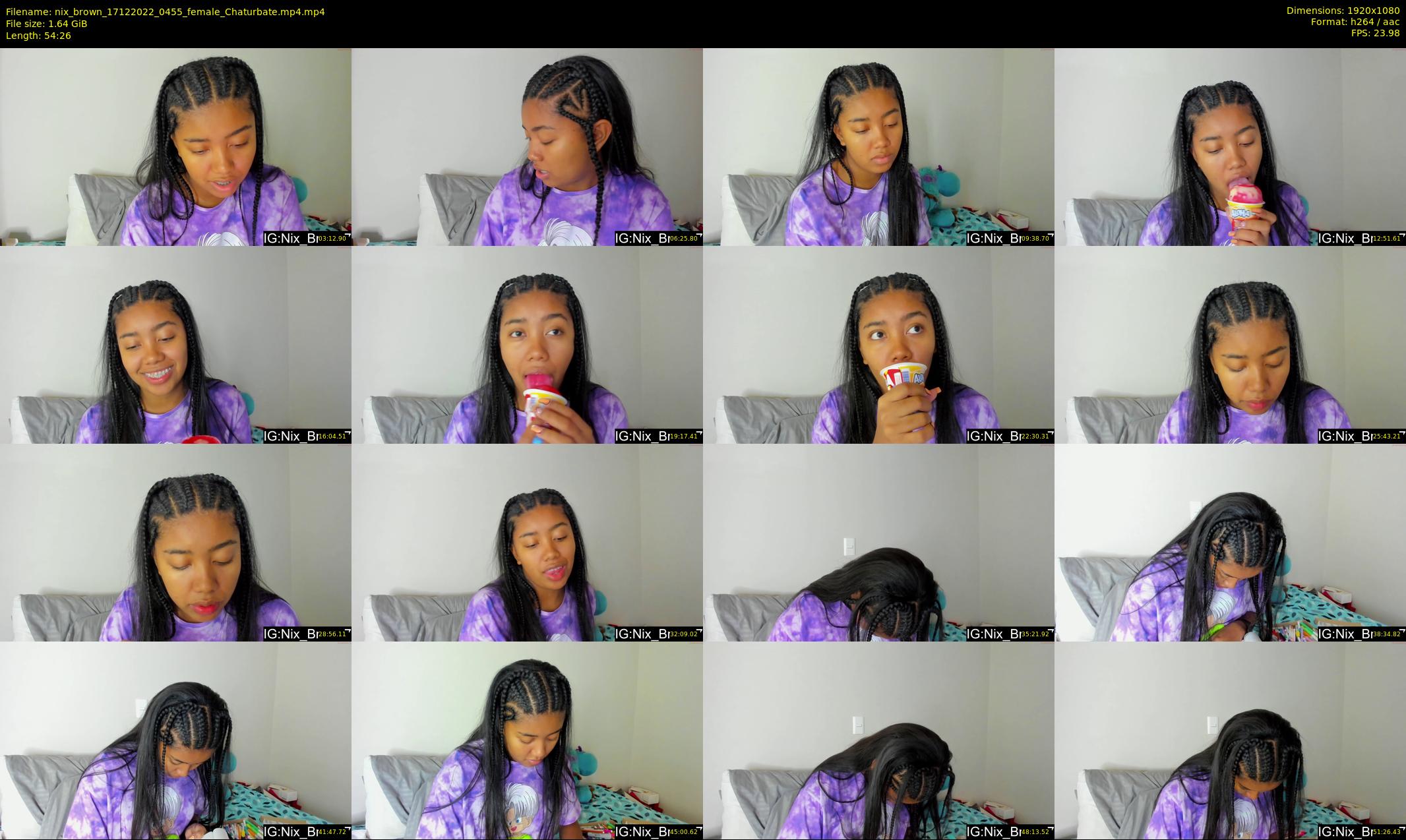 nix_brown — 55 minute Chaturbate female cam show recording, 1080p, Dec 17, 2022