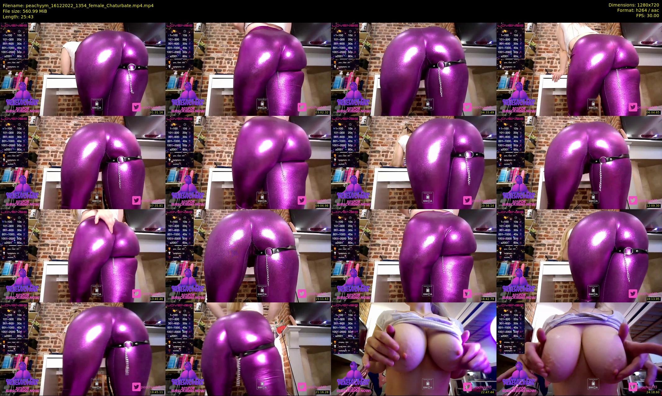 peachyym — 26 minute Chaturbate female cam show recording, 720p, Dec 16, 2022