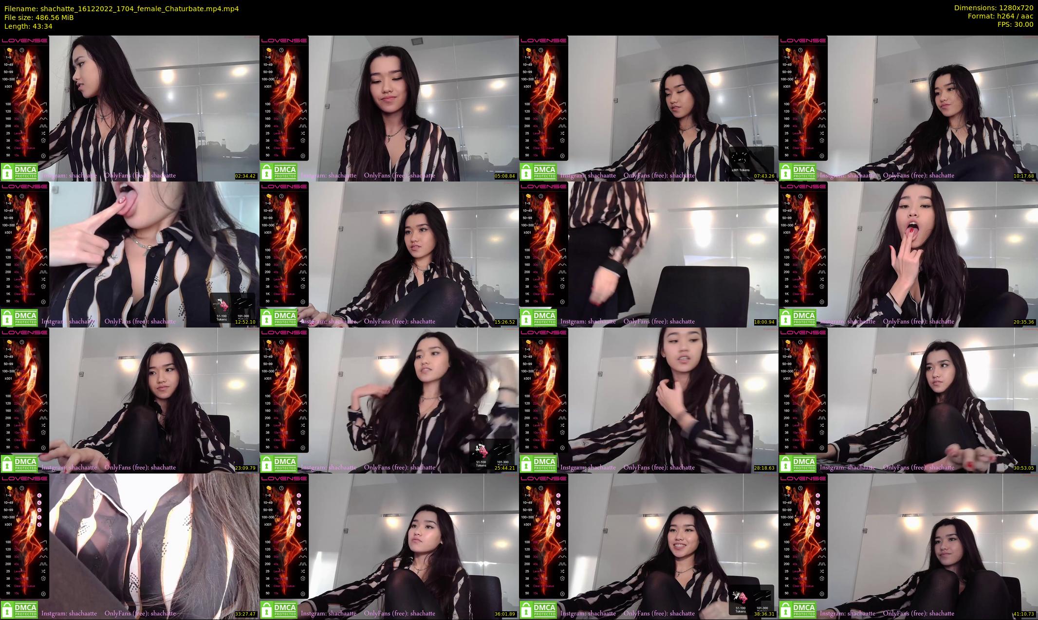shachatte — 44 minute Chaturbate couple cam show recording, 720p, Dec 16, 2022