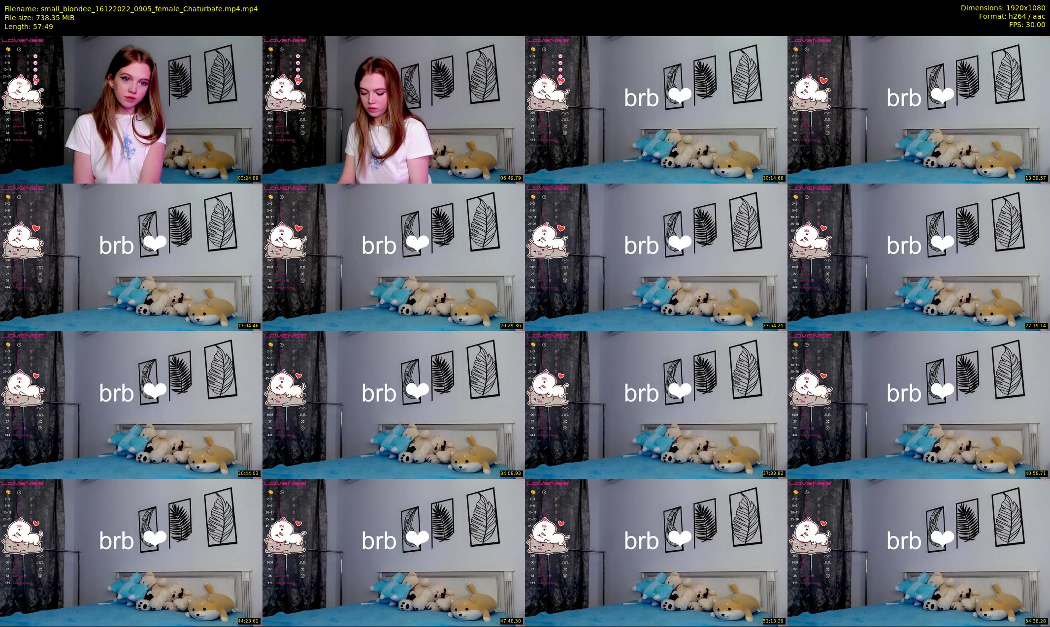 small_blondee — 58 minute Chaturbate female cam show recording, 1080p, Dec 16, 2022