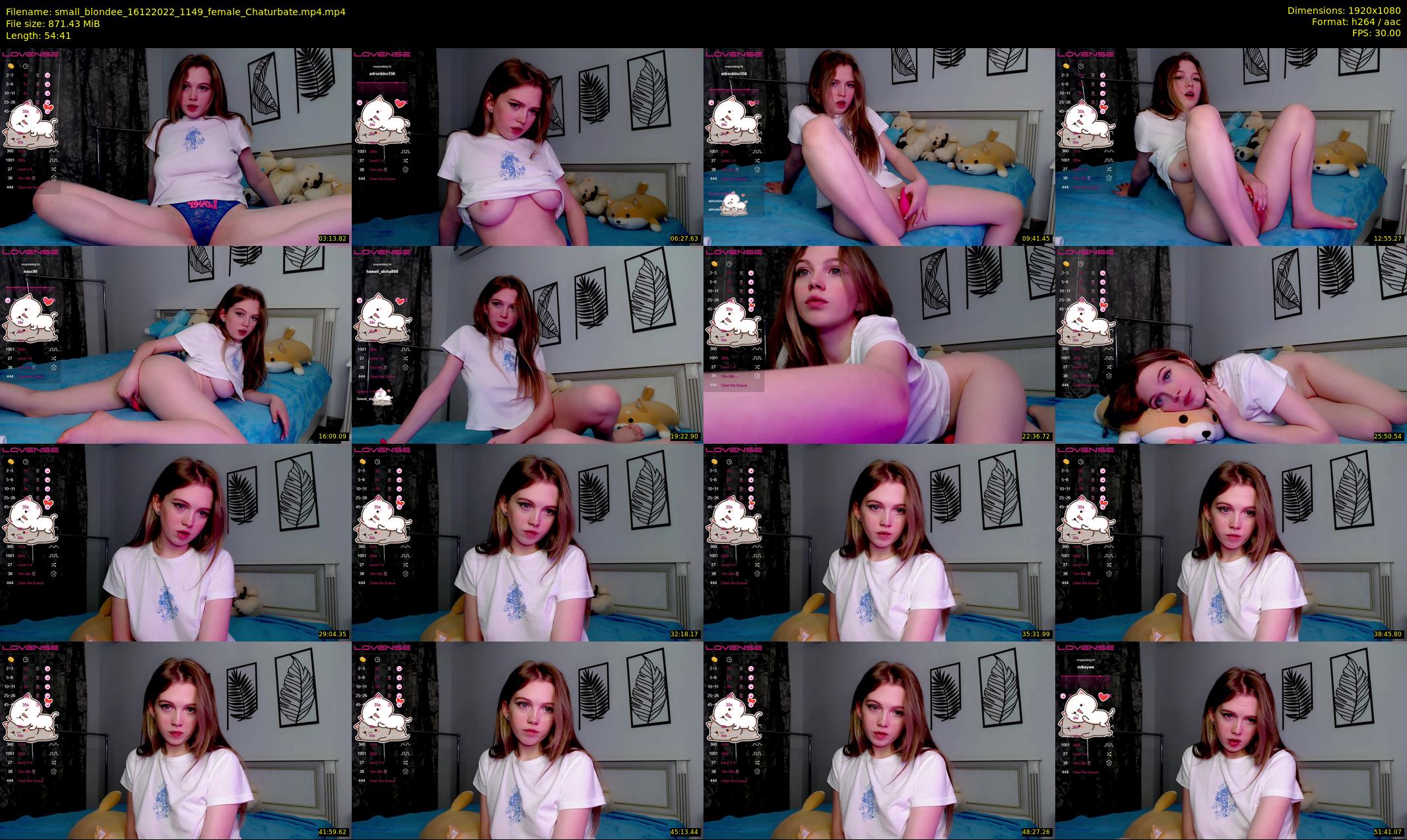 small_blondee — 55 minute Chaturbate female cam show recording, 1080p, Dec 16, 2022