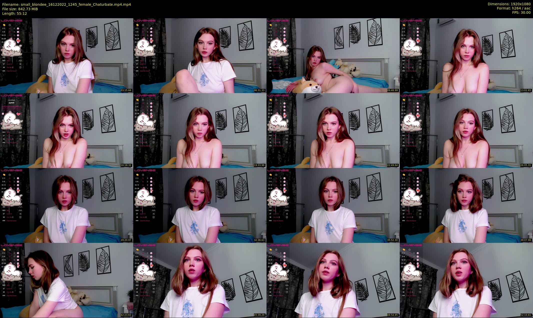 small_blondee — 56 minute Chaturbate female cam show recording, 1080p, Dec 16, 2022