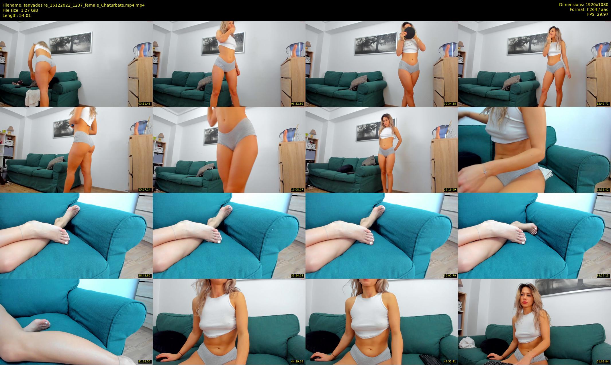tanyadesire — 55 minute Chaturbate female cam show recording, 1080p, Dec 16, 2022