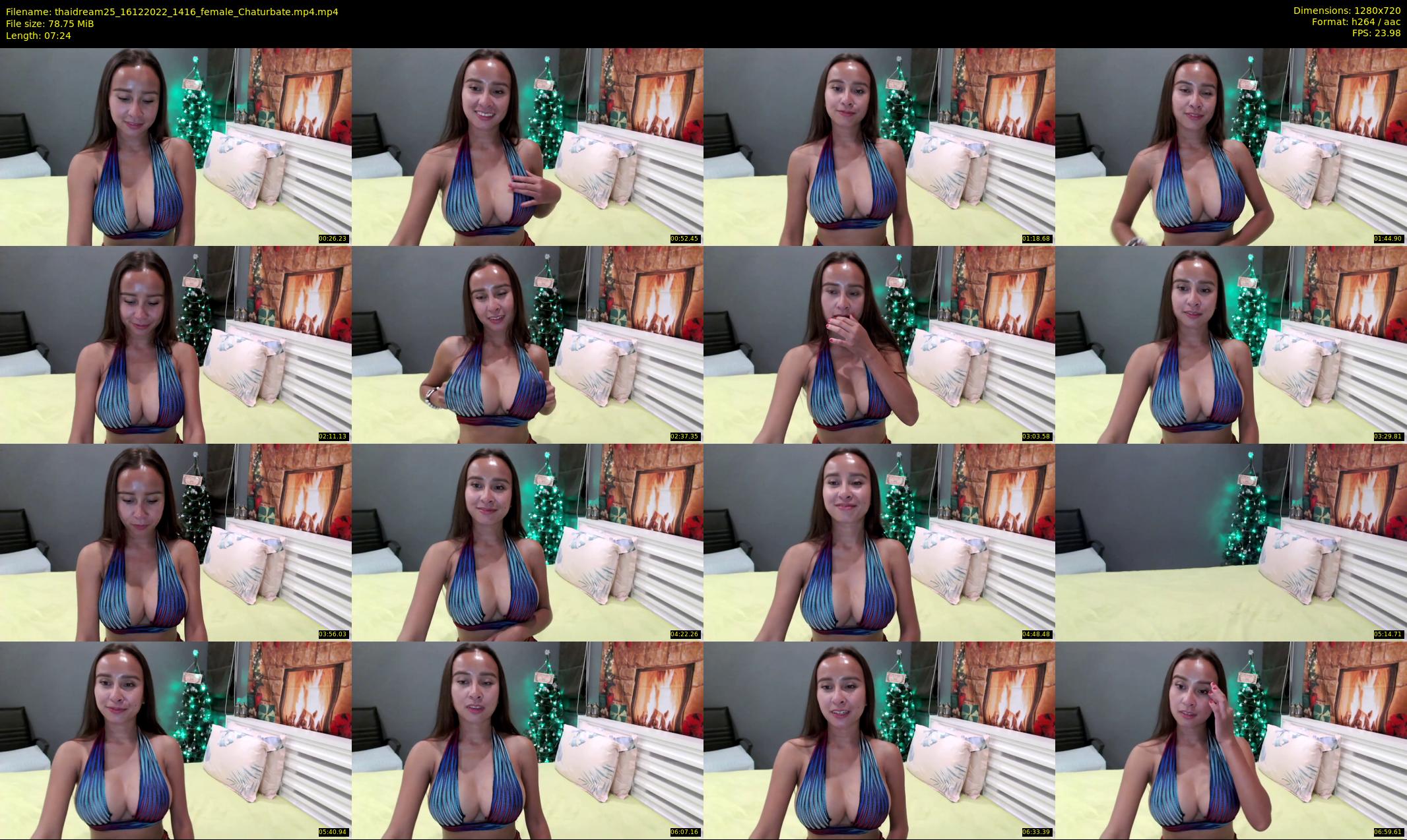 thaidream25 — 8 minute Chaturbate female cam show recording, 720p, Dec 16, 2022