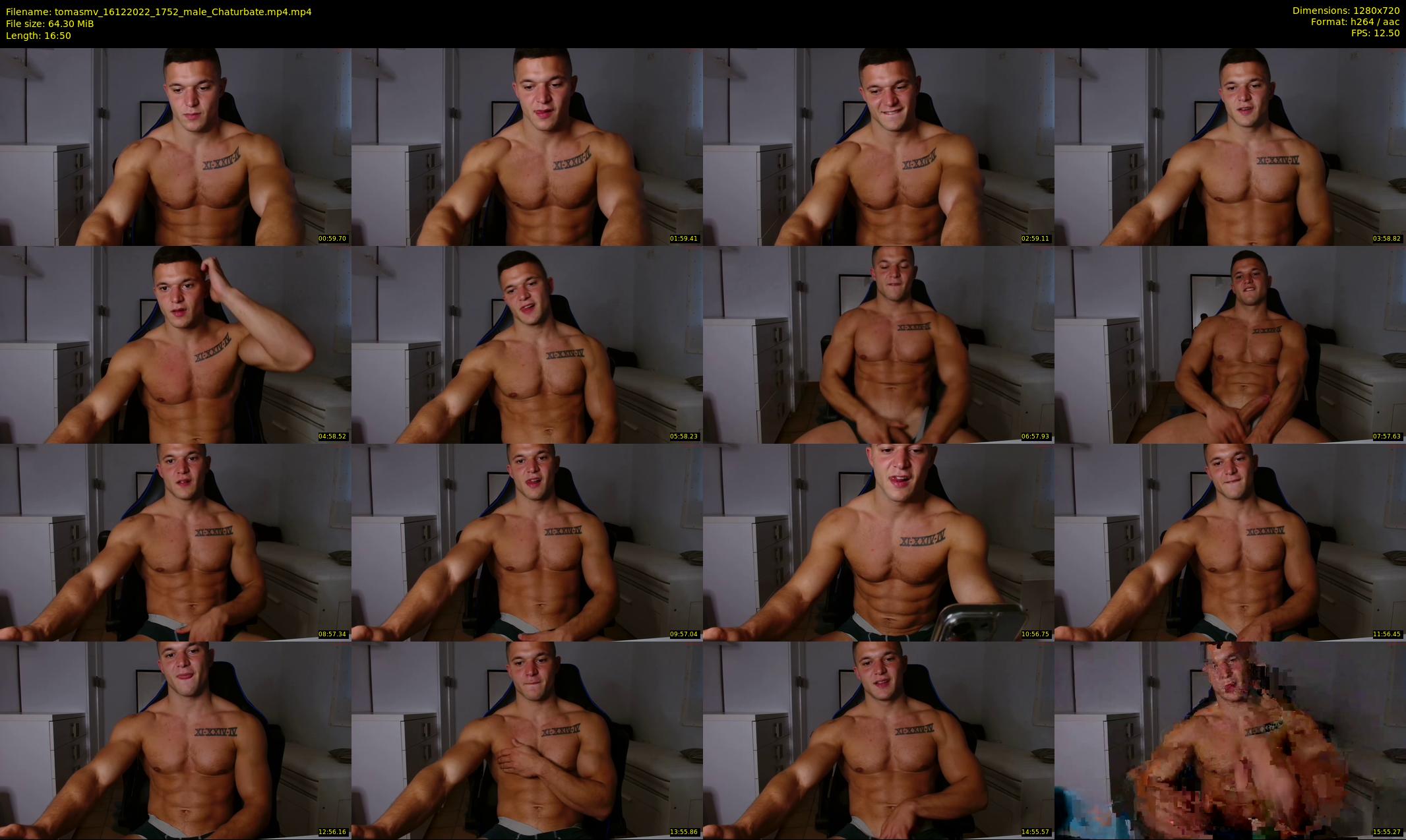 tomasmv — 17 minute Chaturbate male cam show recording, 720p, Dec 16, 2022