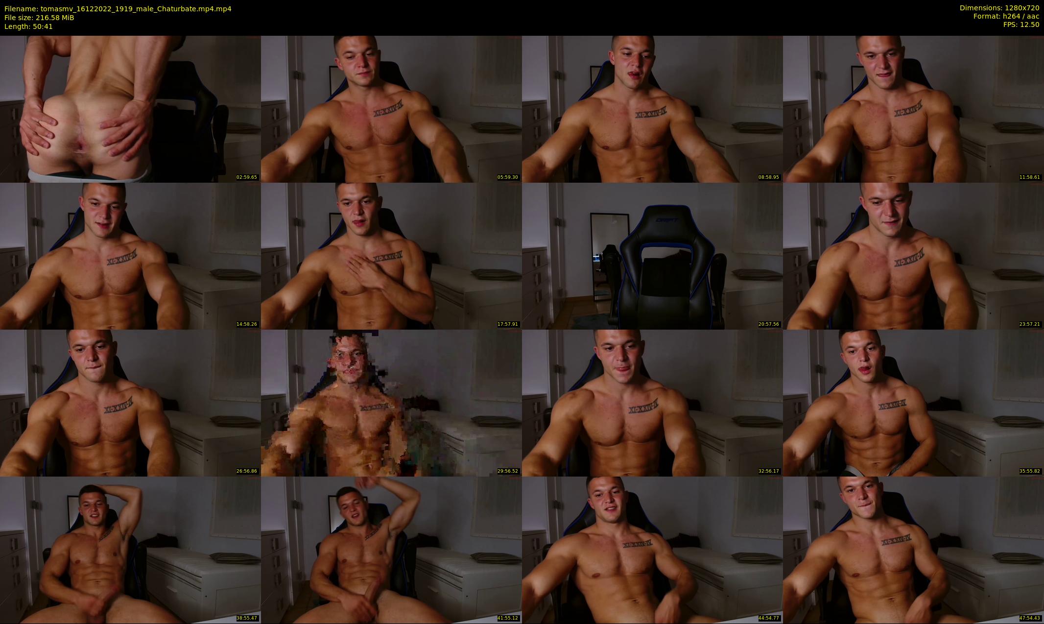 tomasmv — 51 minute Chaturbate male cam show recording, 720p, Dec 16, 2022