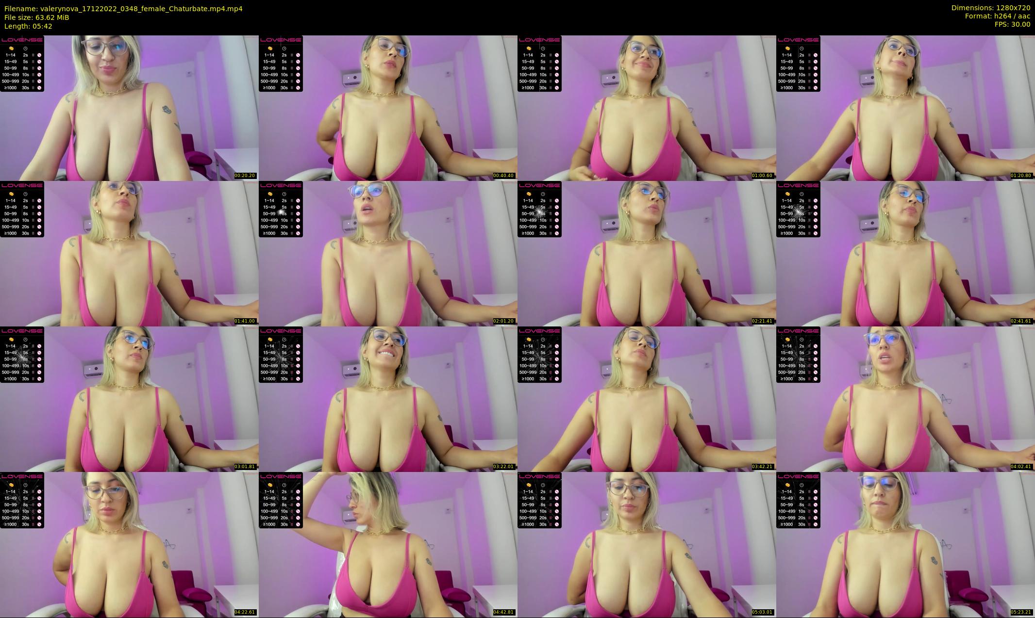 valerynova — 6 minute Chaturbate female cam show recording, 720p, Dec 17, 2022