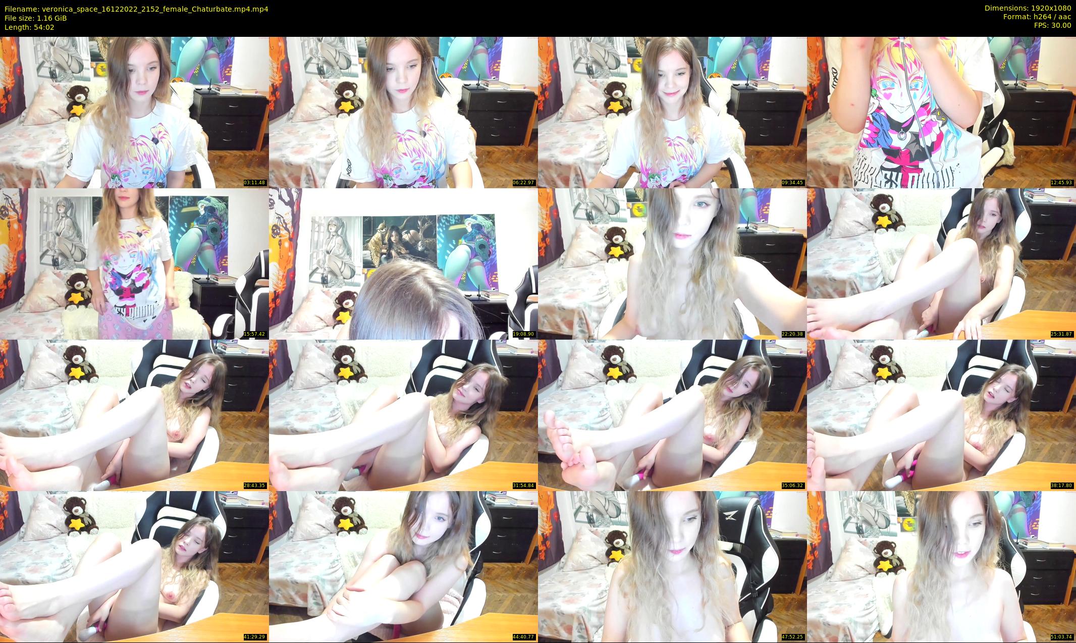 veronica_space — 55 minute Chaturbate female cam show recording, 1080p, Dec 16, 2022