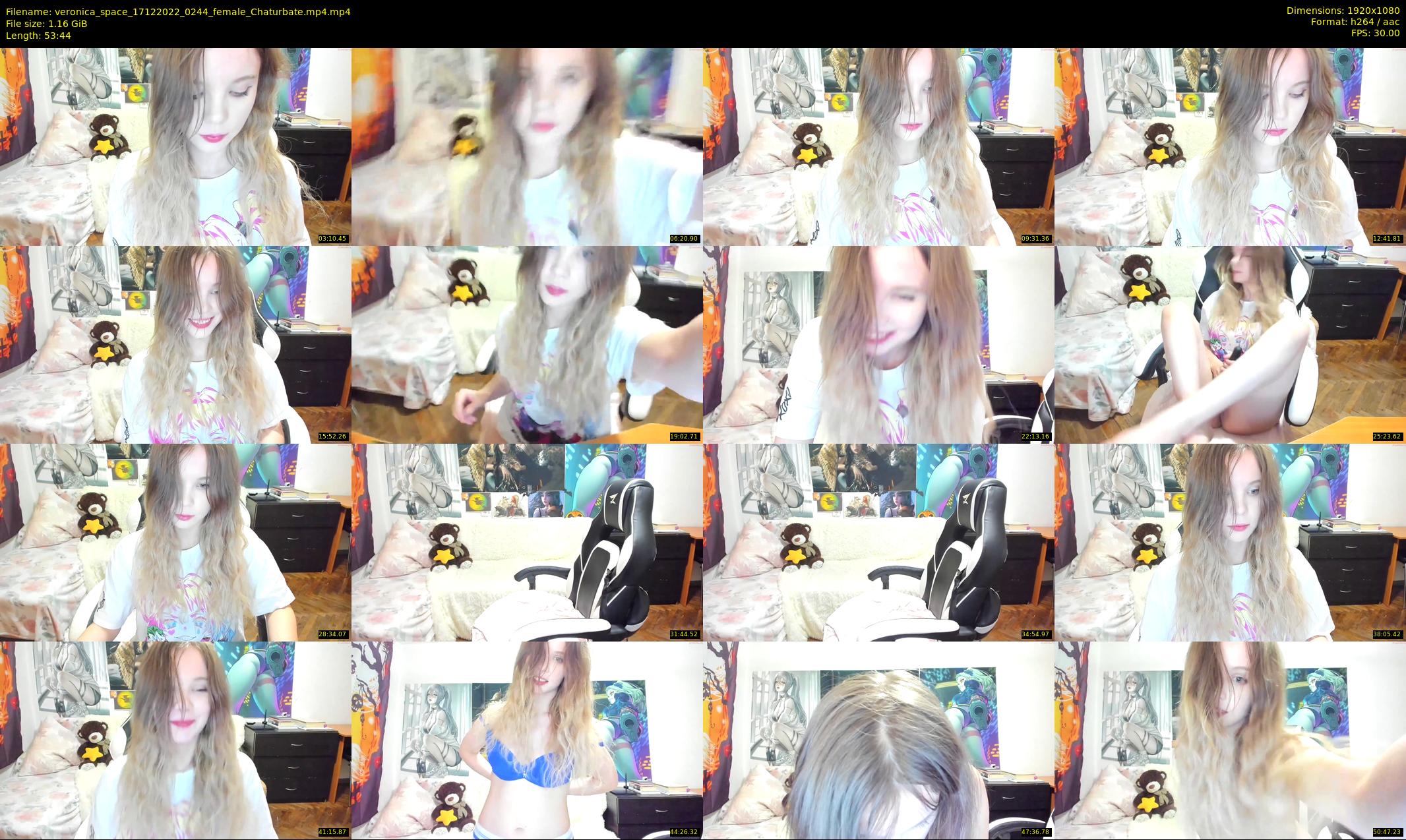 veronica_space — 54 minute Chaturbate female cam show recording, 1080p, Dec 17, 2022